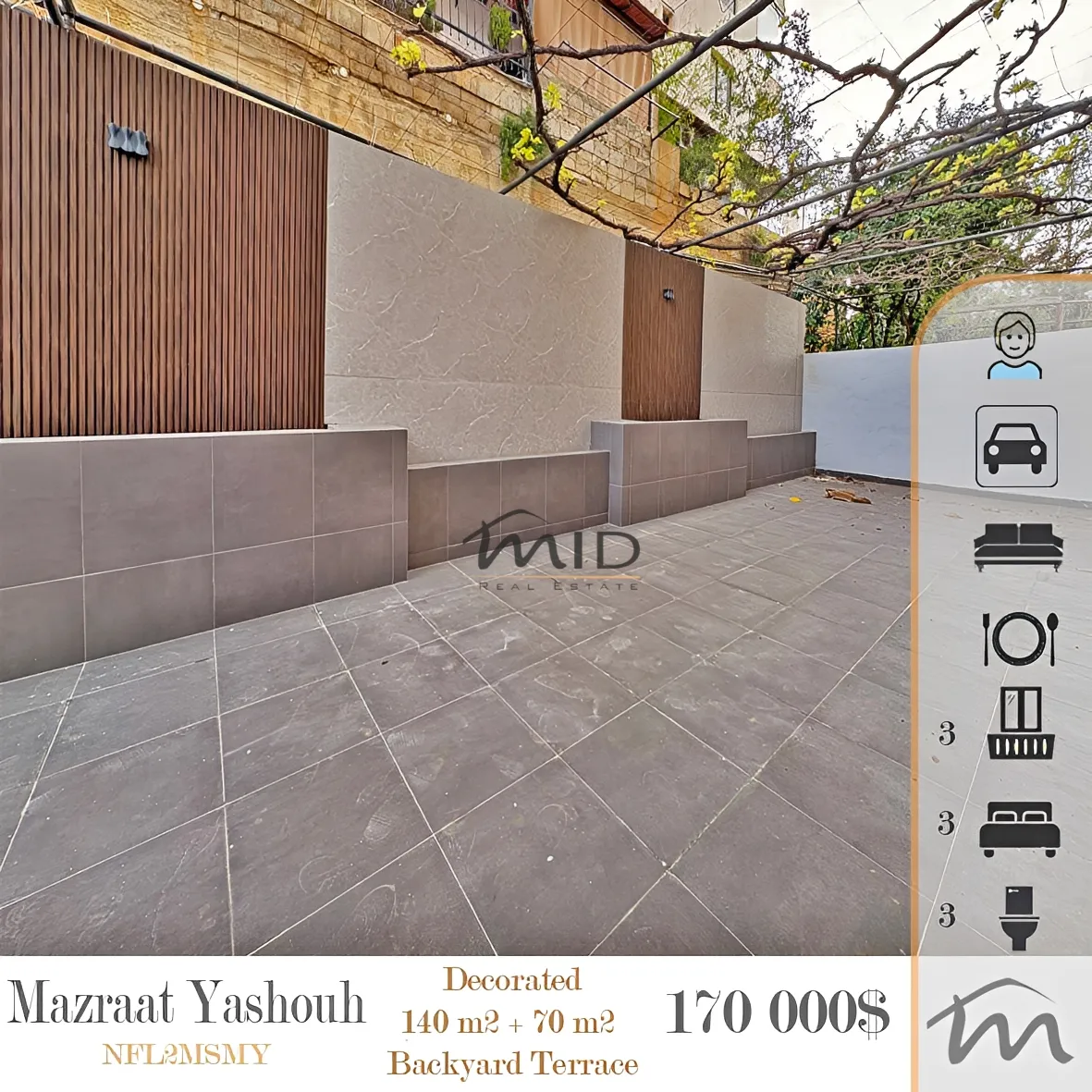 Residential in Mazraat yachoua, lebanon