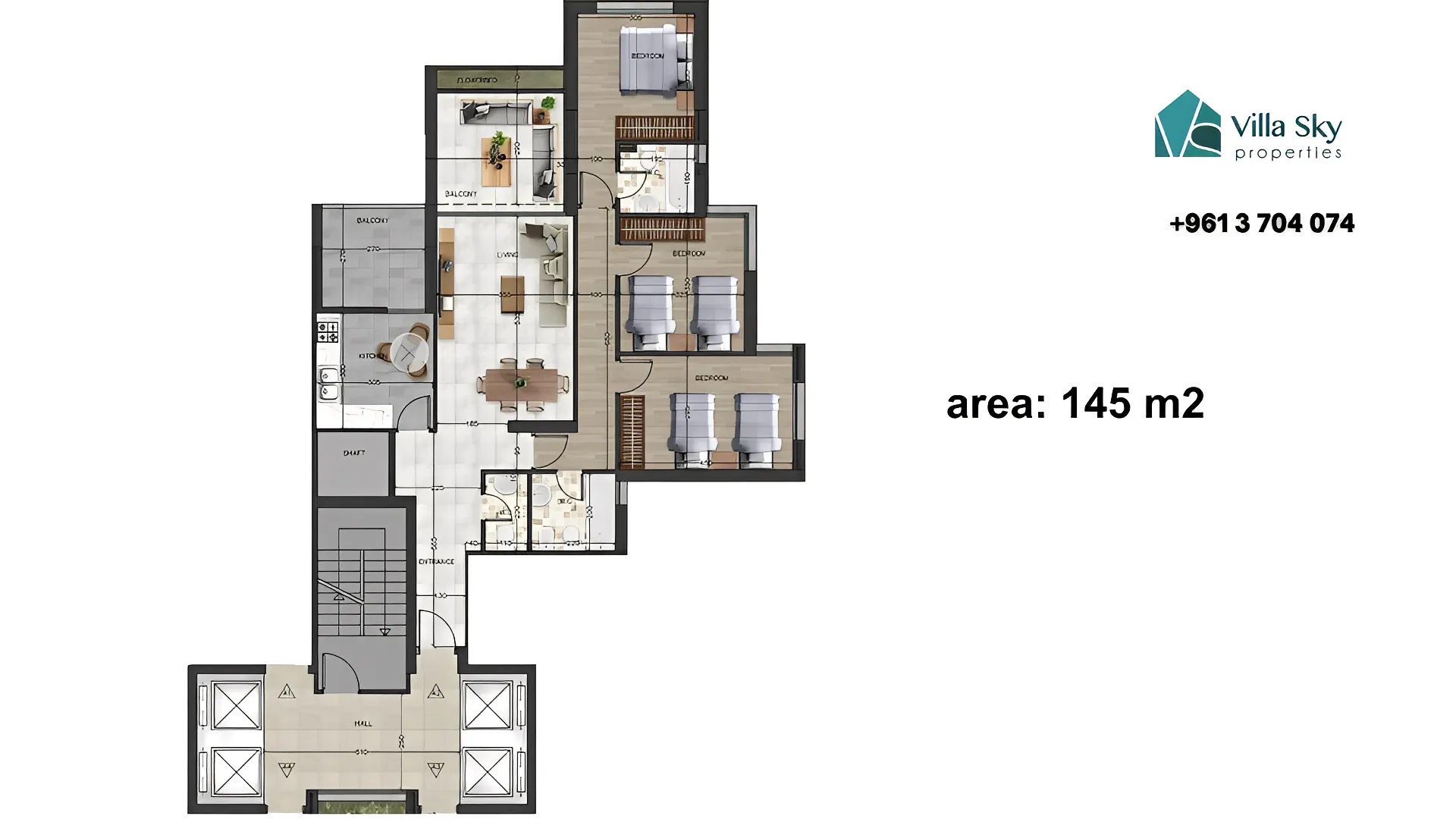 Apartment for Sale in Bsalim, Lebanon