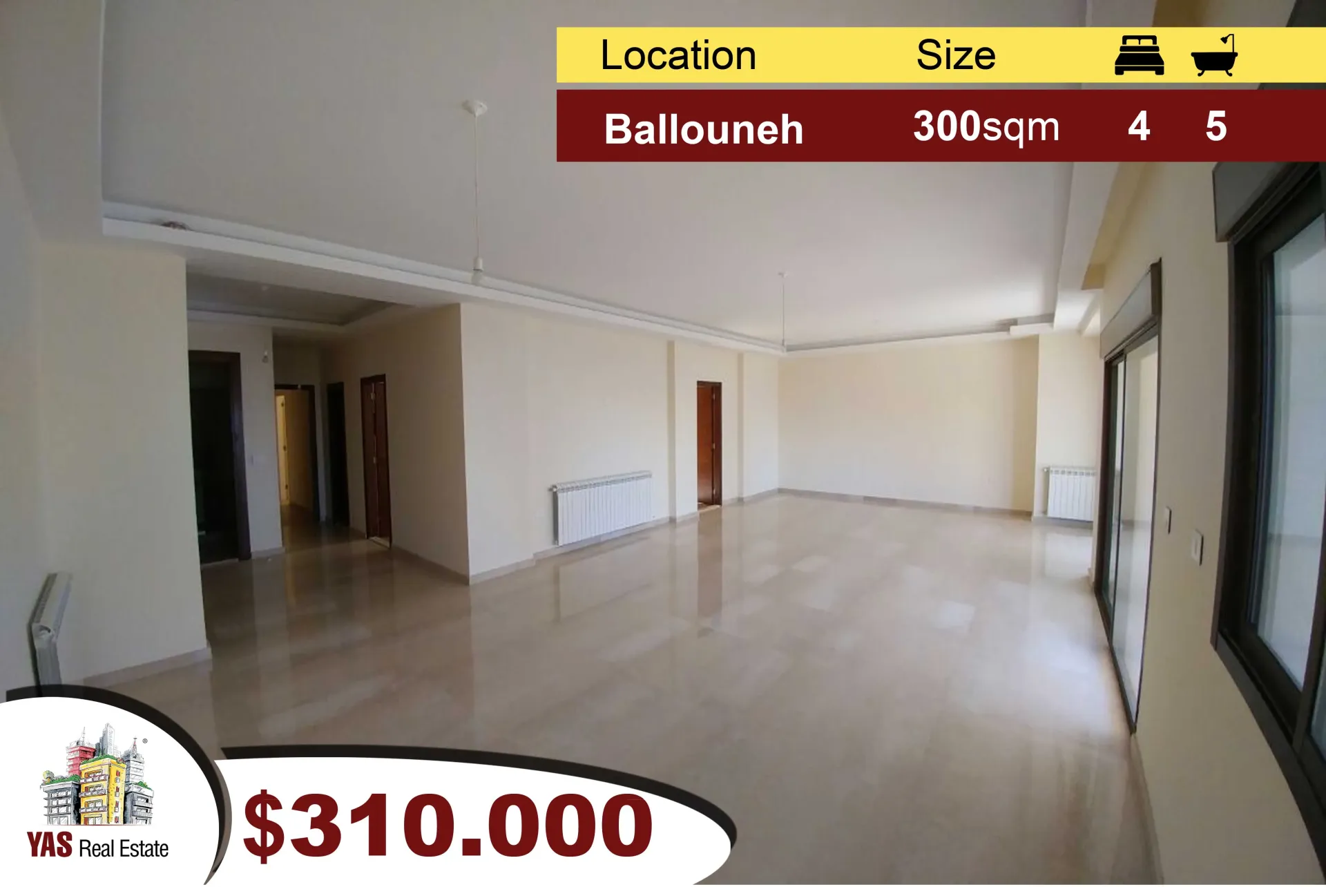 Apartment for Sale in Ballouneh