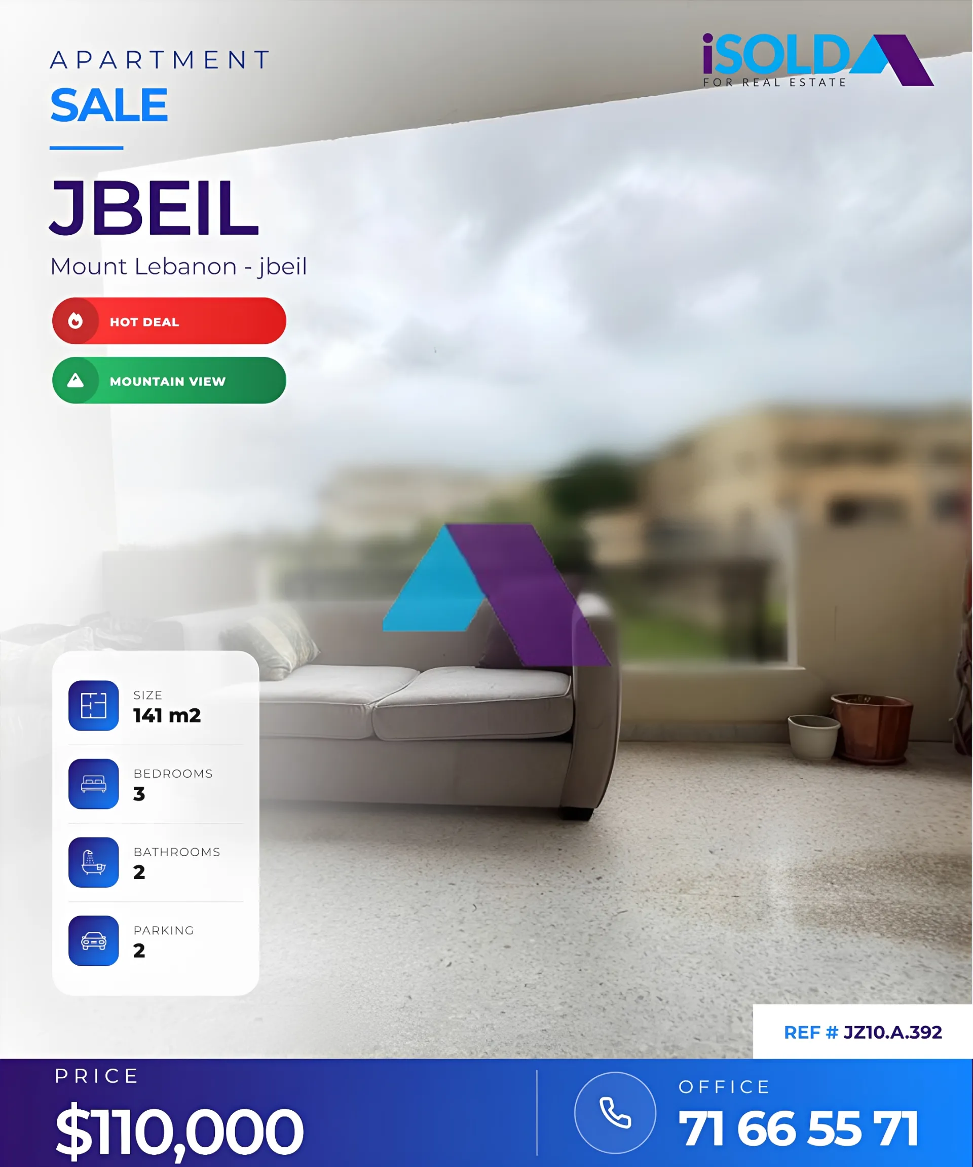 Apartment for sale in Jbeil, Lebanon