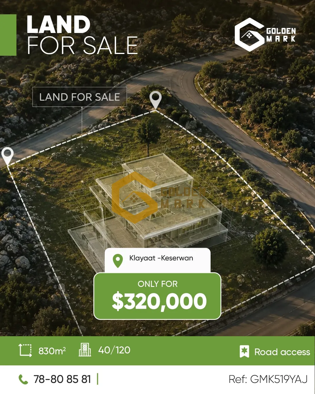 Land for Sale in Qlayaat