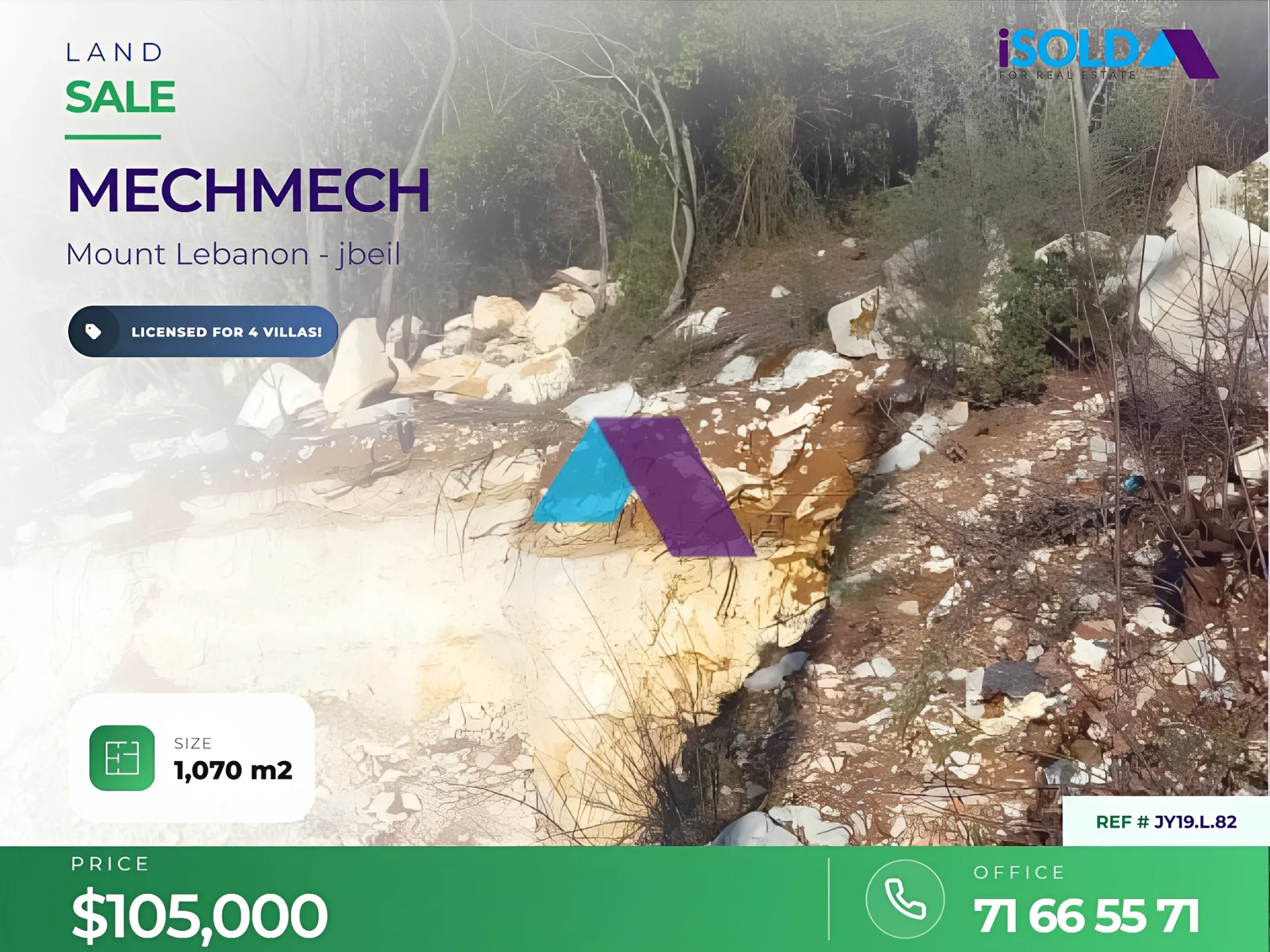Residential Land for sale in Mechmech, Lebanon