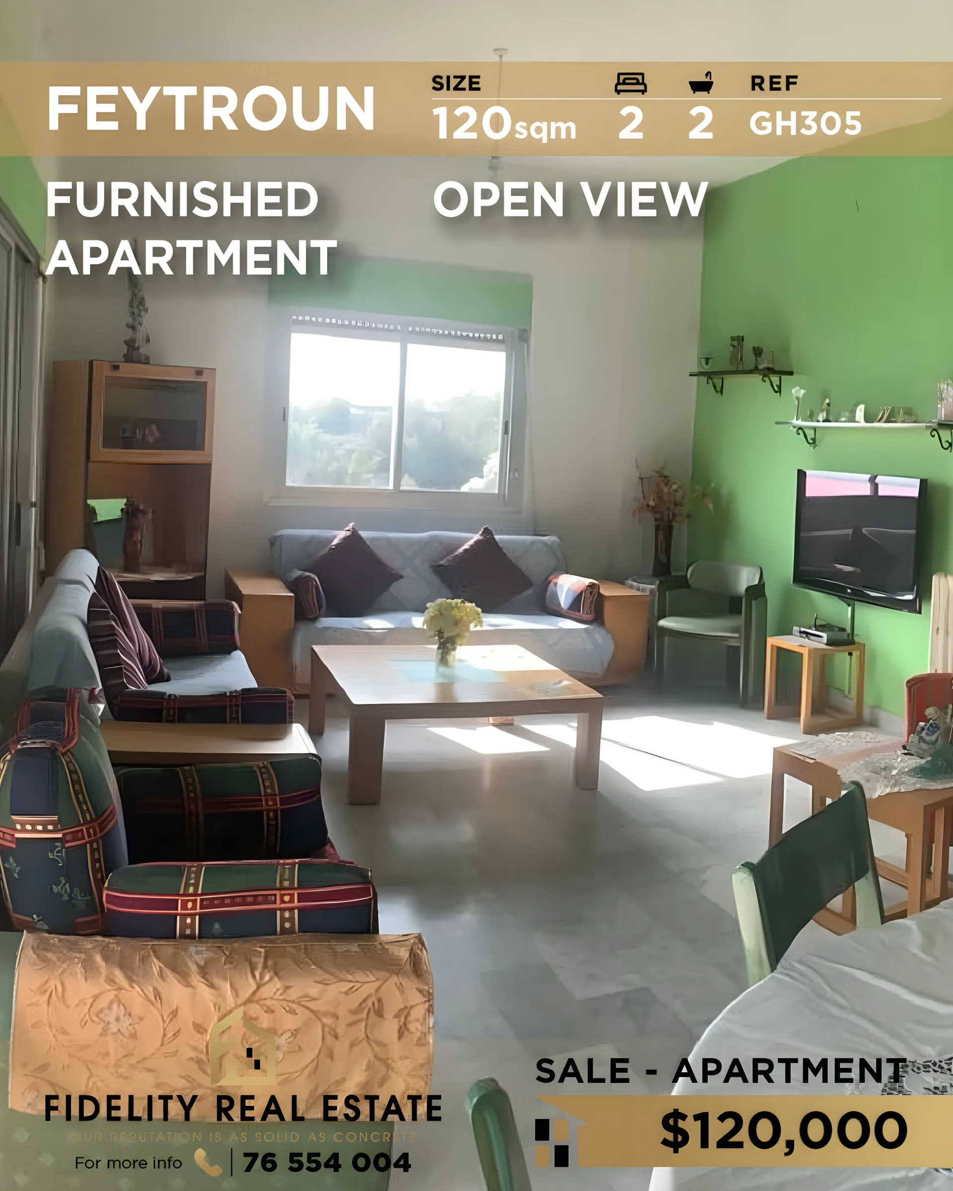 Apartment for sale in Faitroun, Lebanon