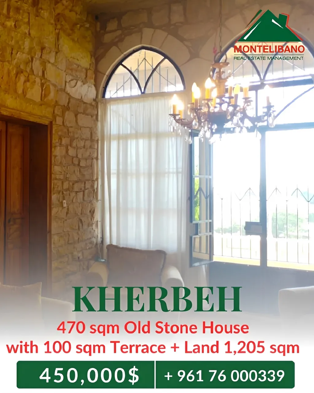 House for sale in Kherbeh, Lebanon