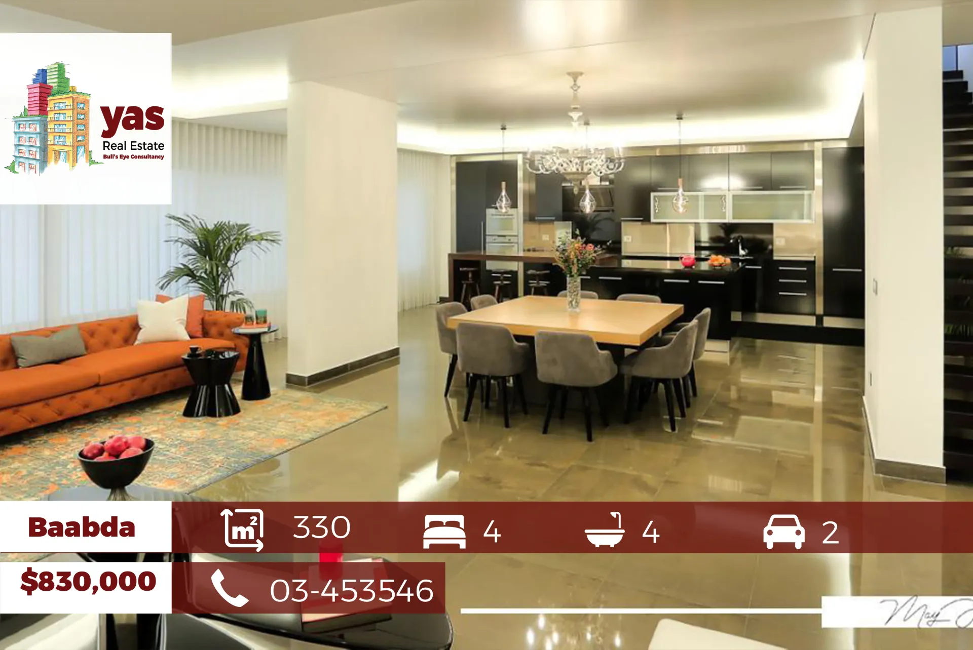 Apartment for Sale in Baabda