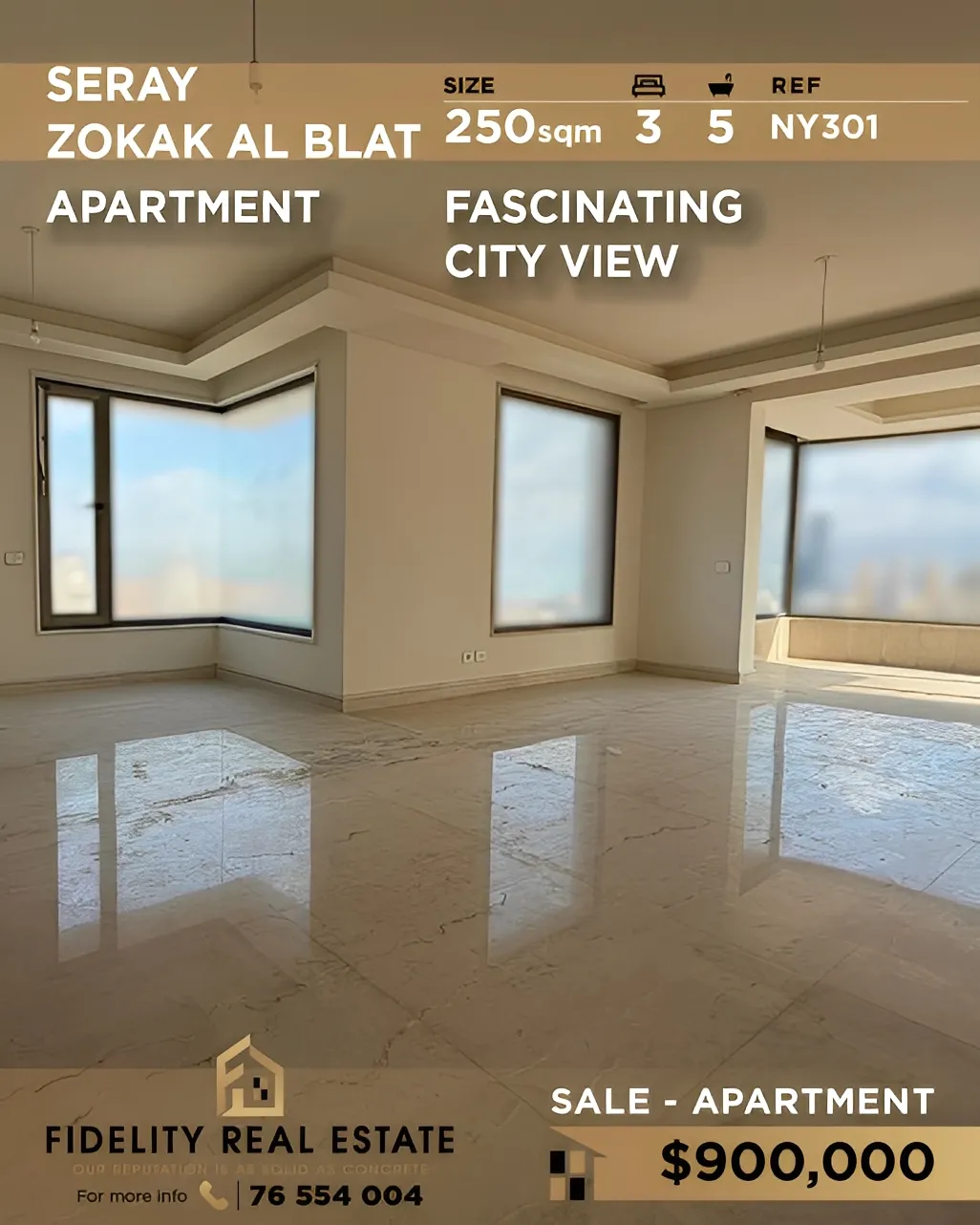 Apartment for sale in Serail, Bayrut, Lebanon - 3 bed, 5 bath