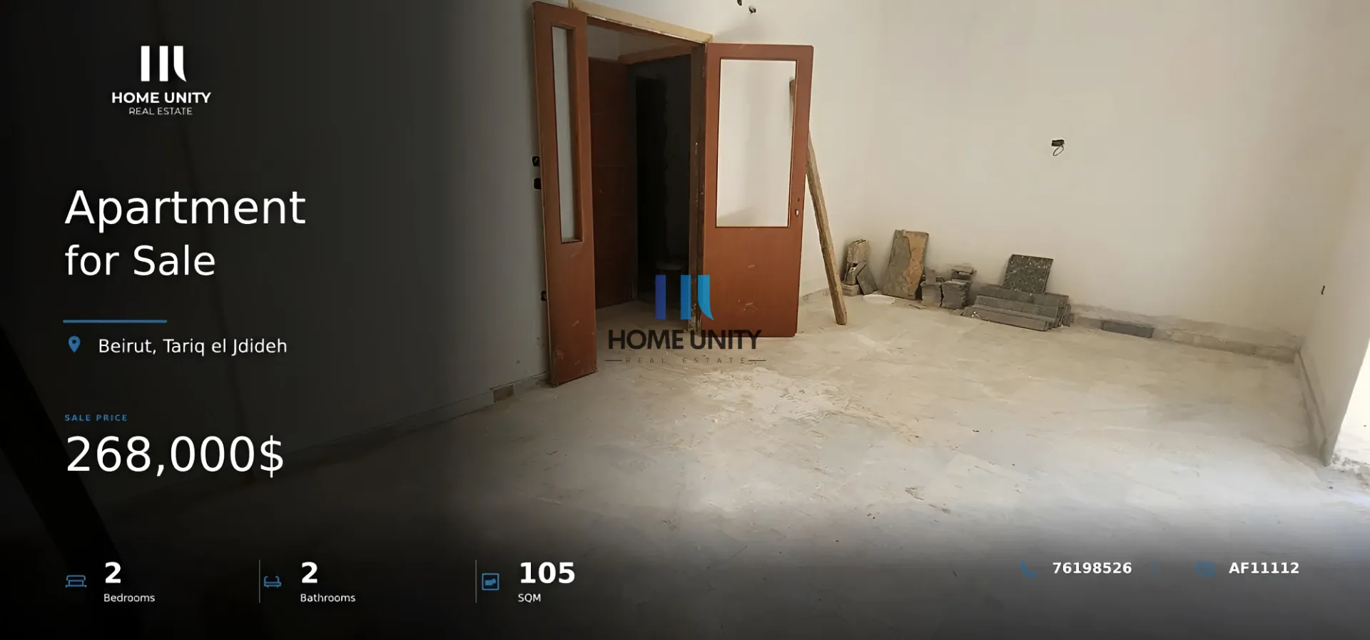 Apartment for Sale in Tariq el Jdideh