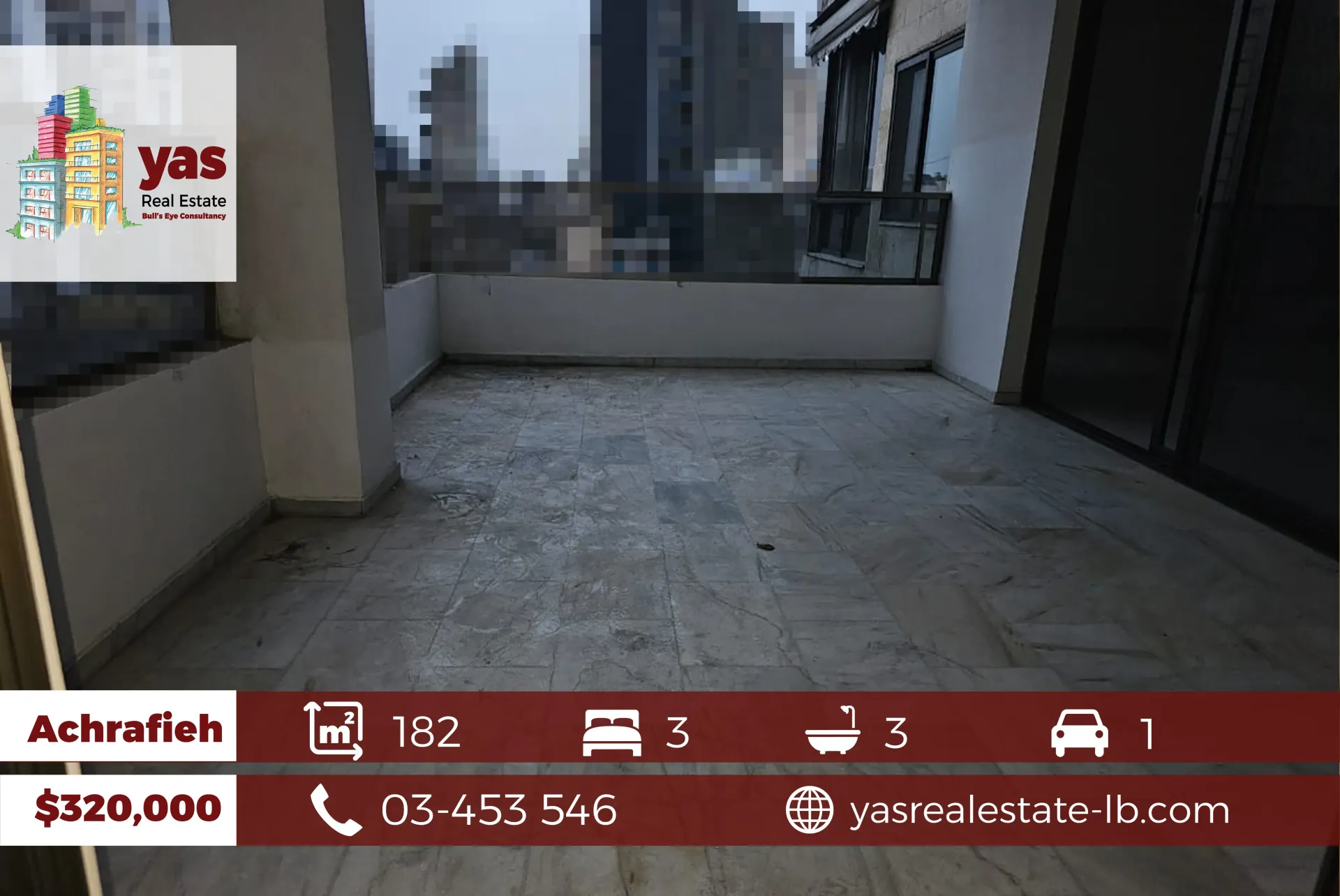 Apartment for Sale in Achrafieh