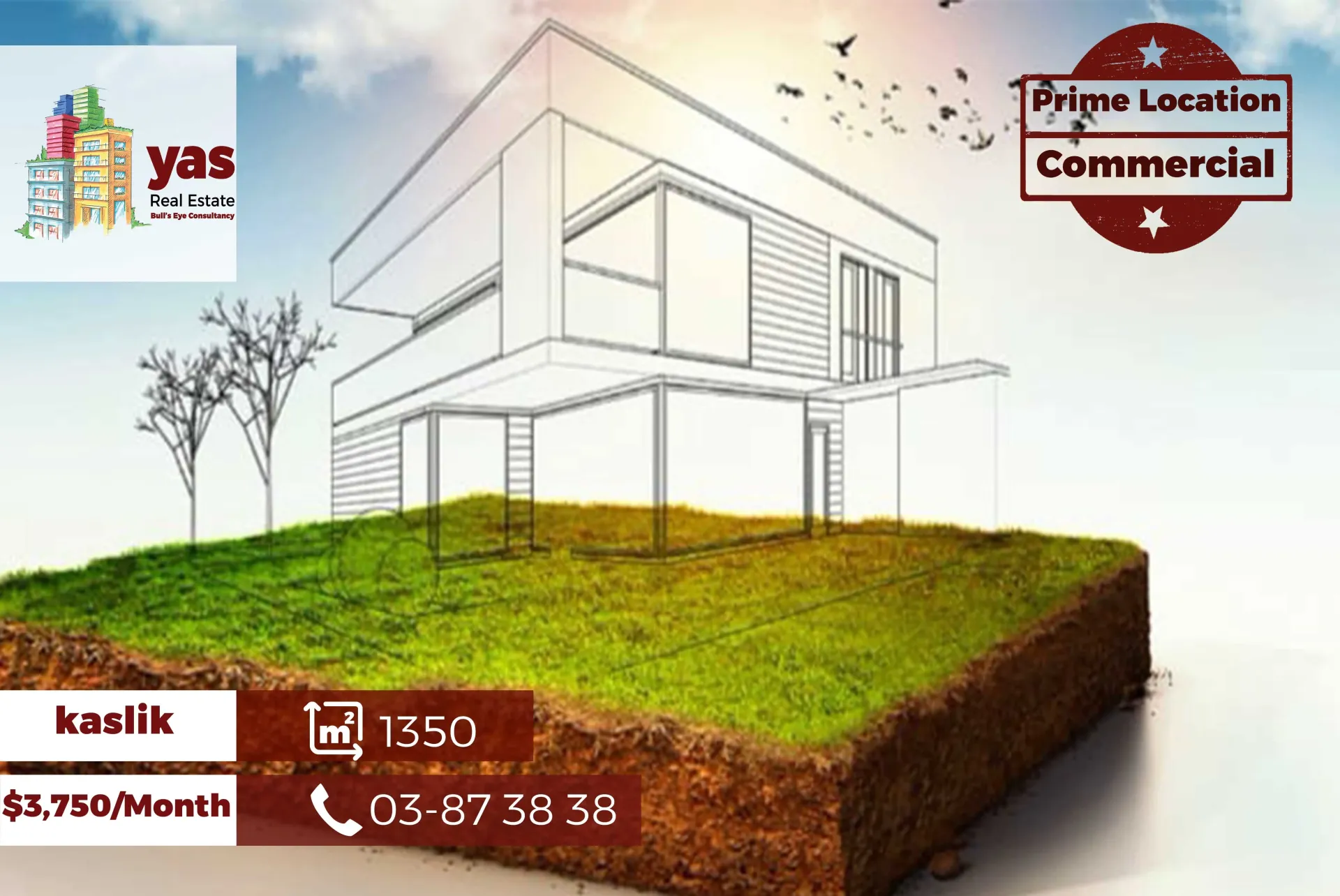 Land for Rent in Kaslik