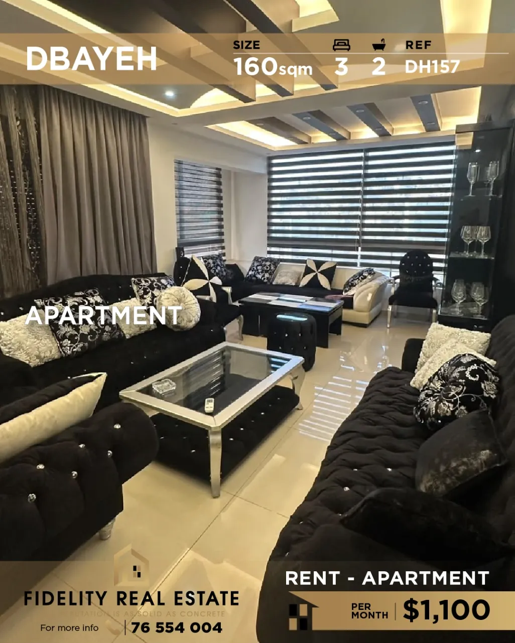 Apartment for rent in Dbayeh, Lebanon