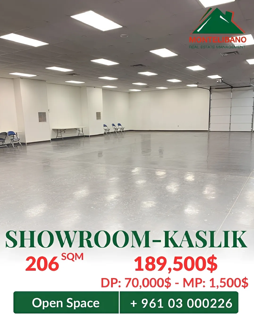 Showroom for sale in Kaslik, Lebanon