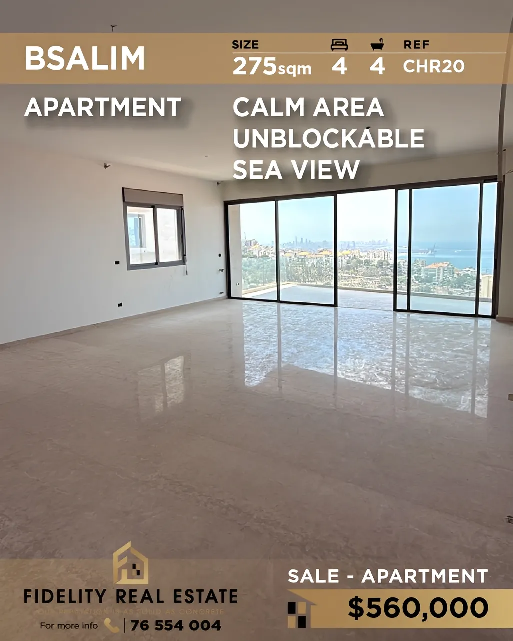 Apartment for sale in Bsalim, Lebanon