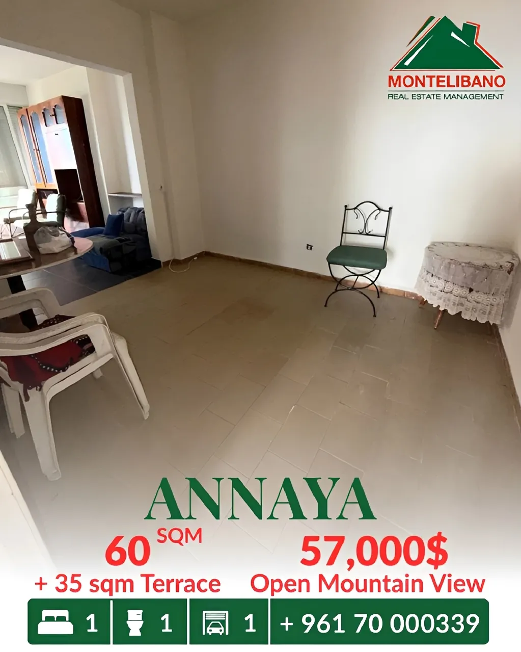 Apartment for sale in Aannaya