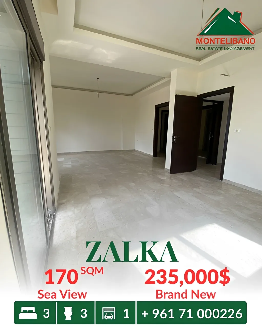 Apartment for sale in Zalqa