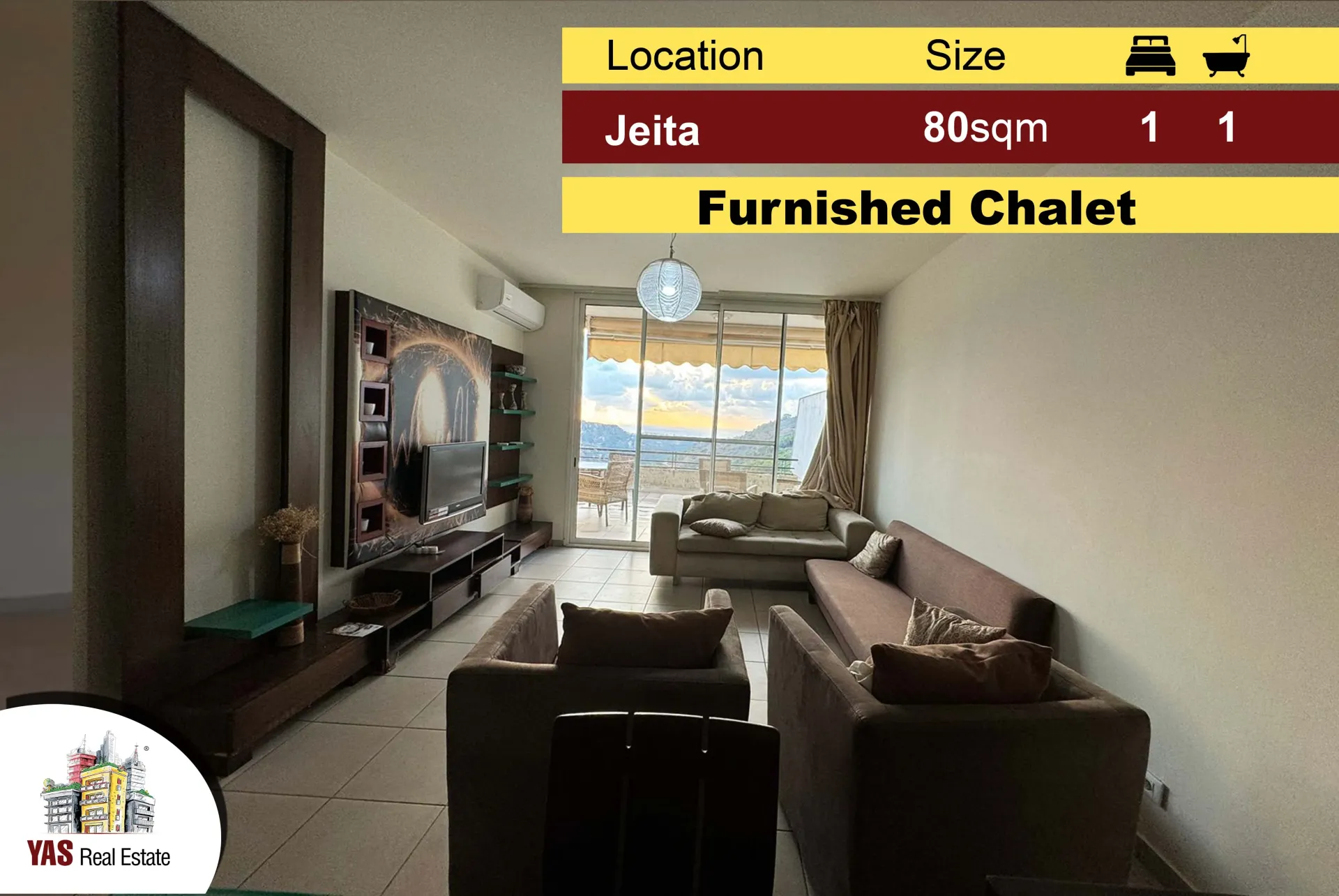 Chalet for Sale in Jeita