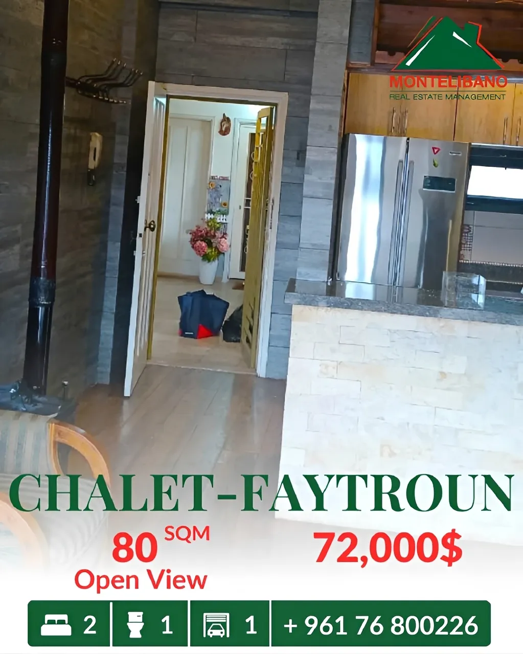 Apartment for sale in Faitroun, Lebanon
