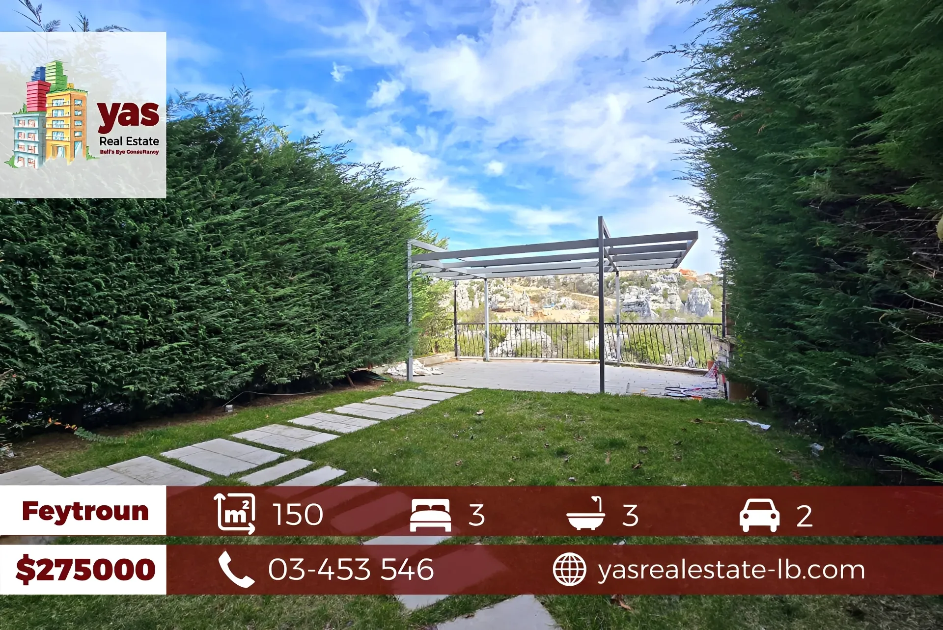 Apartment for Sale in Faytroun - 2 bed, 2 bath