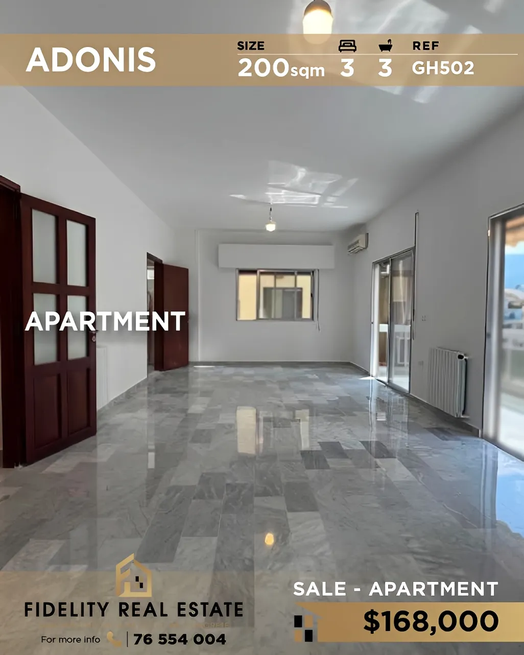 Apartment for sale in Adonis, Lebanon