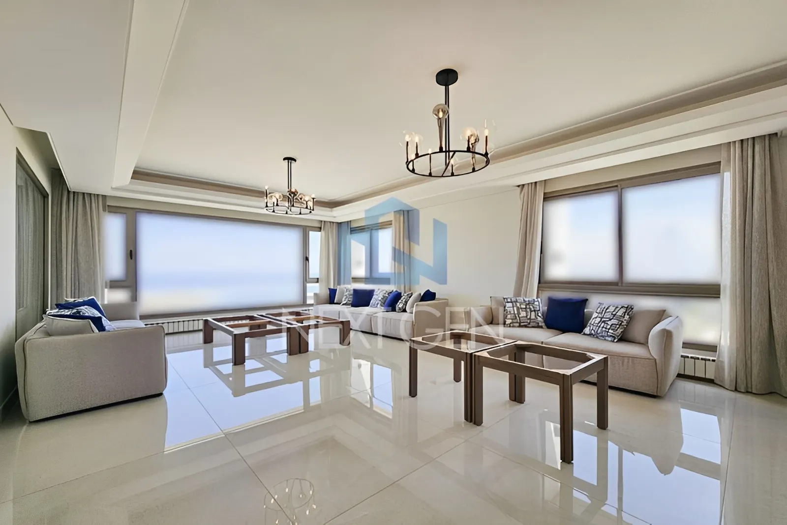 Apartment for Rent in Achrafieh - 4 bed, 6 bath