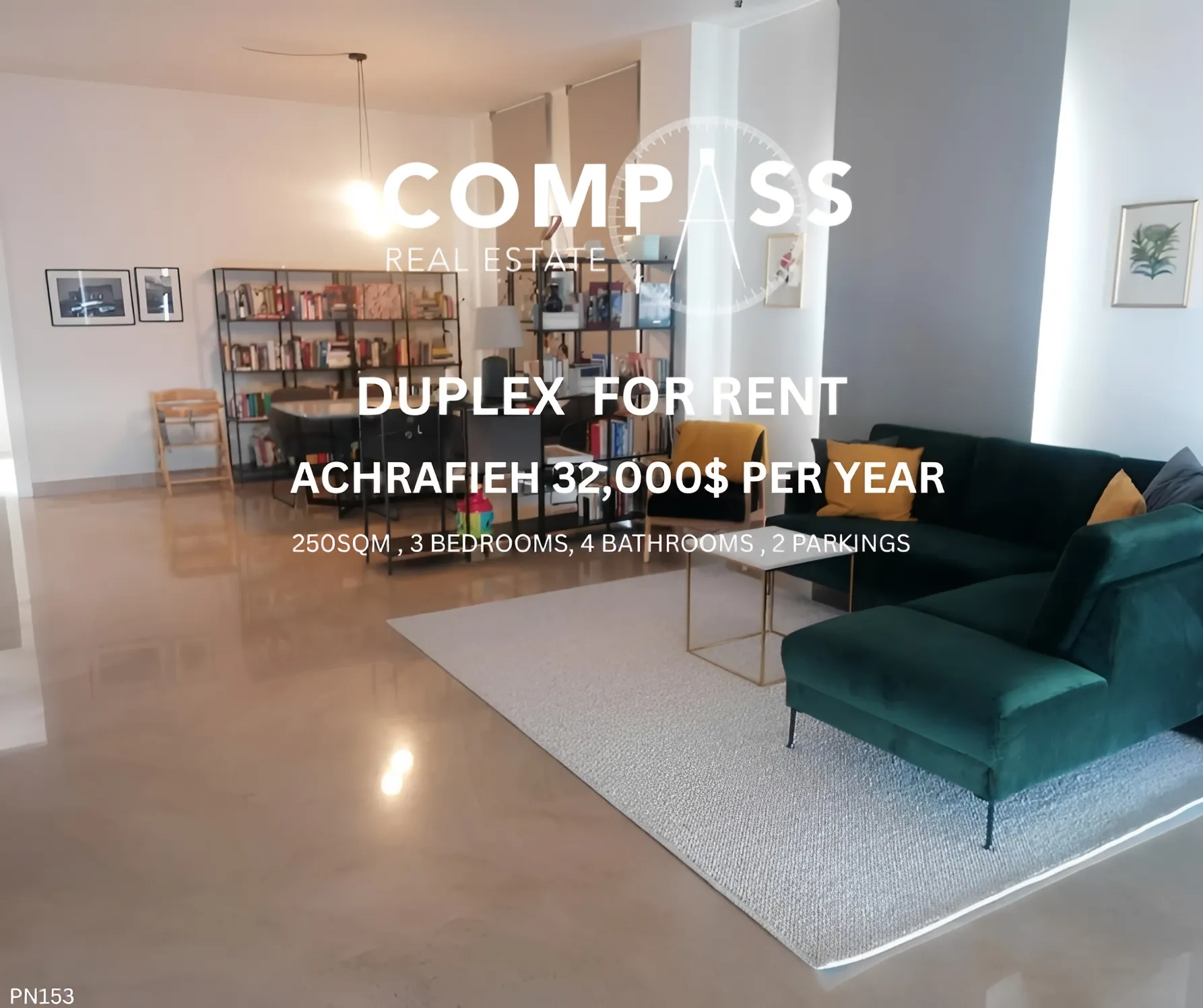 Duplex for Rent in Achrafieh, Beirut, Lebanon - 3 bed, 4 bath