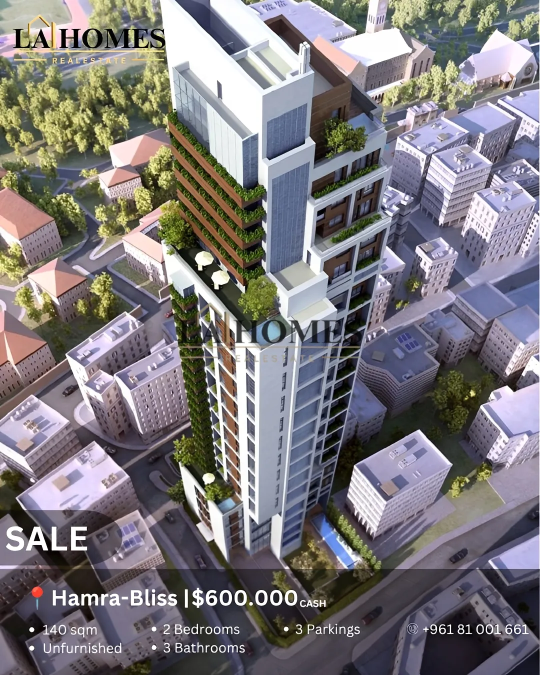 Apartment for sale in Hamra