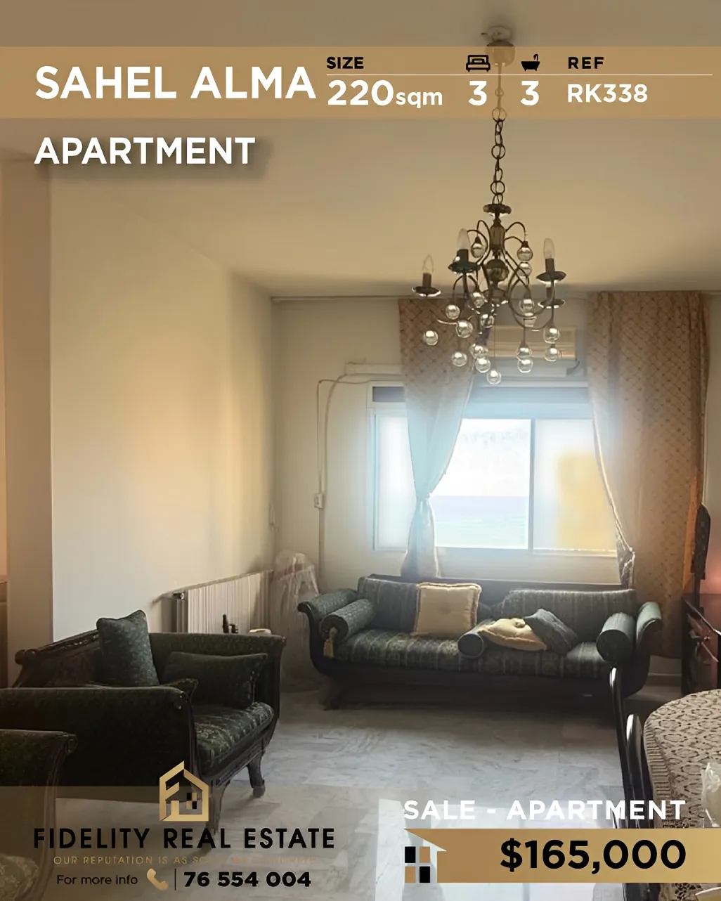 Apartment for sale in Sahel Aalma
