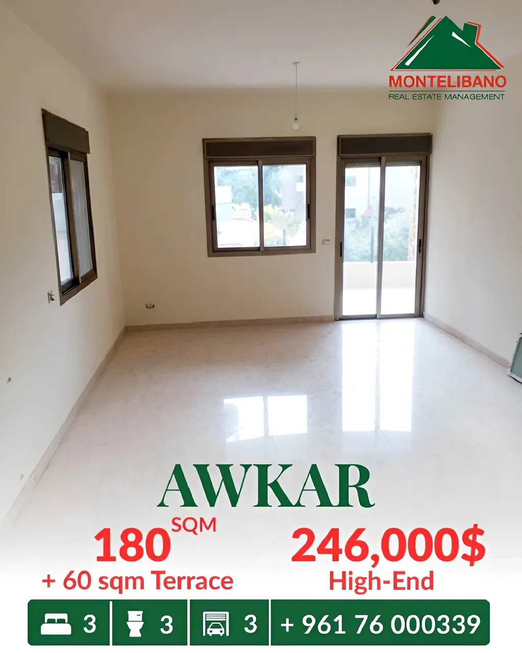 Apartment for sale in Beit Aaoukar, Lebanon
