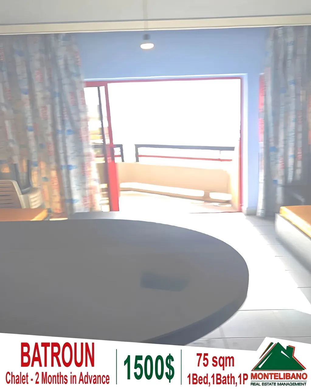 Chalet for Rent in Batroun, Lebanon - 1 bed, 1 bath
