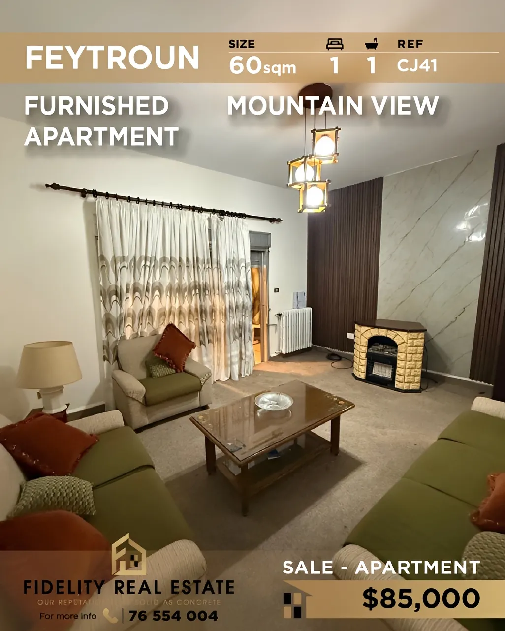 Apartment for sale in Faitroun