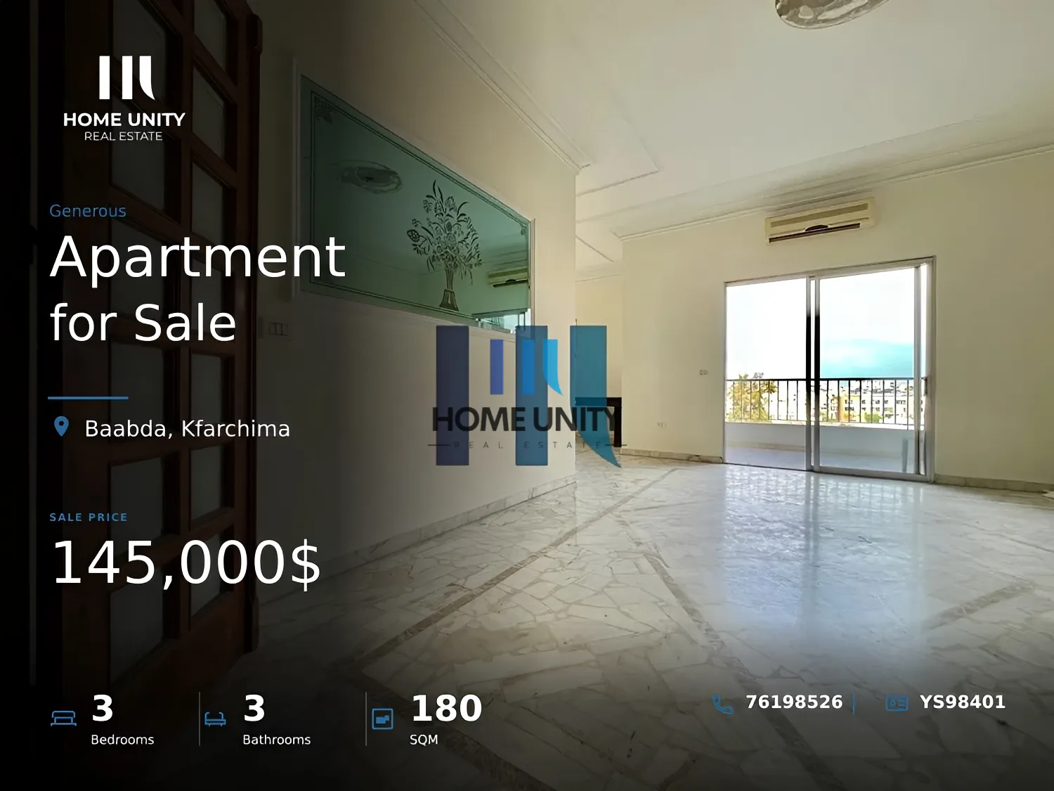 Apartment for Sale in Kfarchima