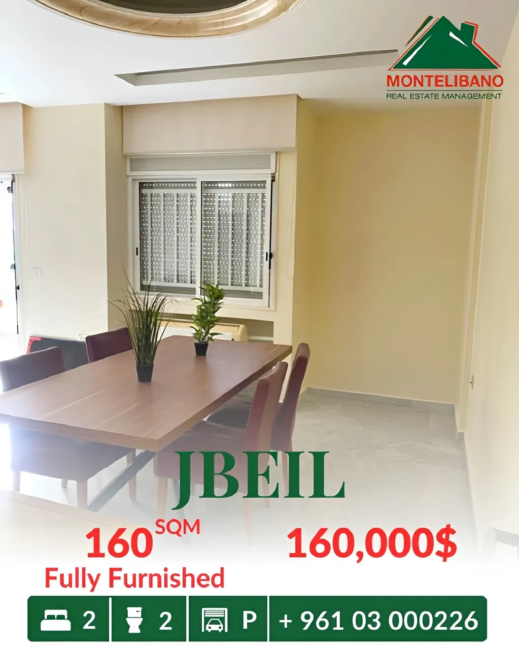 Apartment for sale in Jbeil, Lebanon