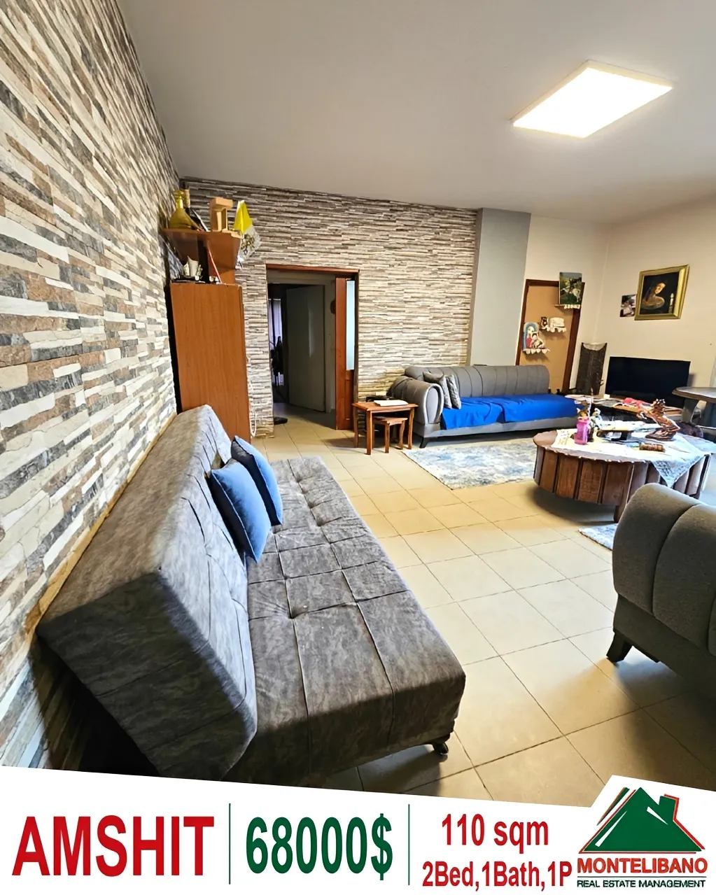 Apartment for sale in Aamchit, Lebanon