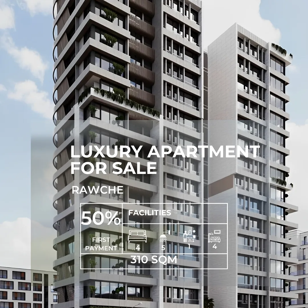 Apartment for sale in Raoucheh - 4 bed, 6.0 bath