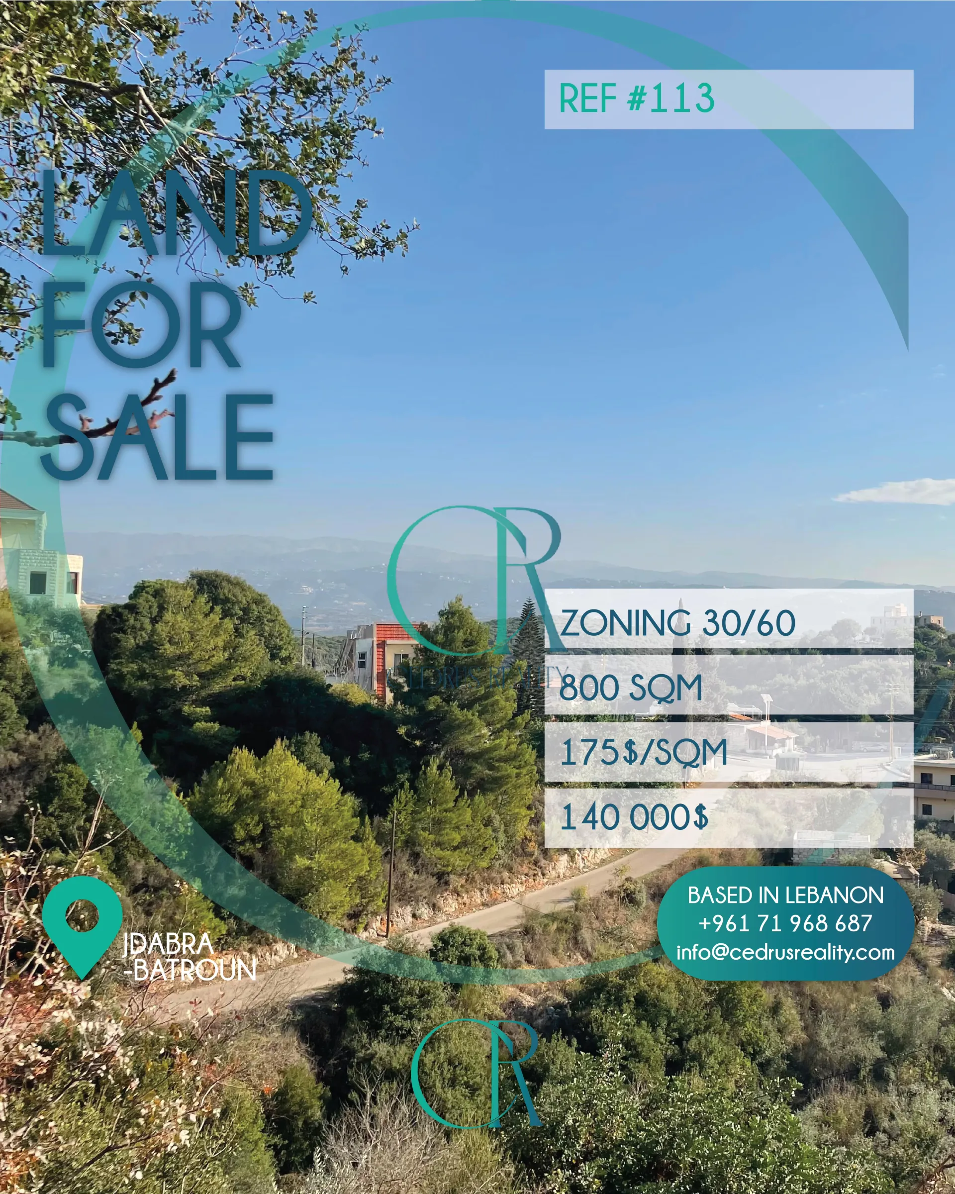 Residential Land for sale in Ijdabra, Lebanon
