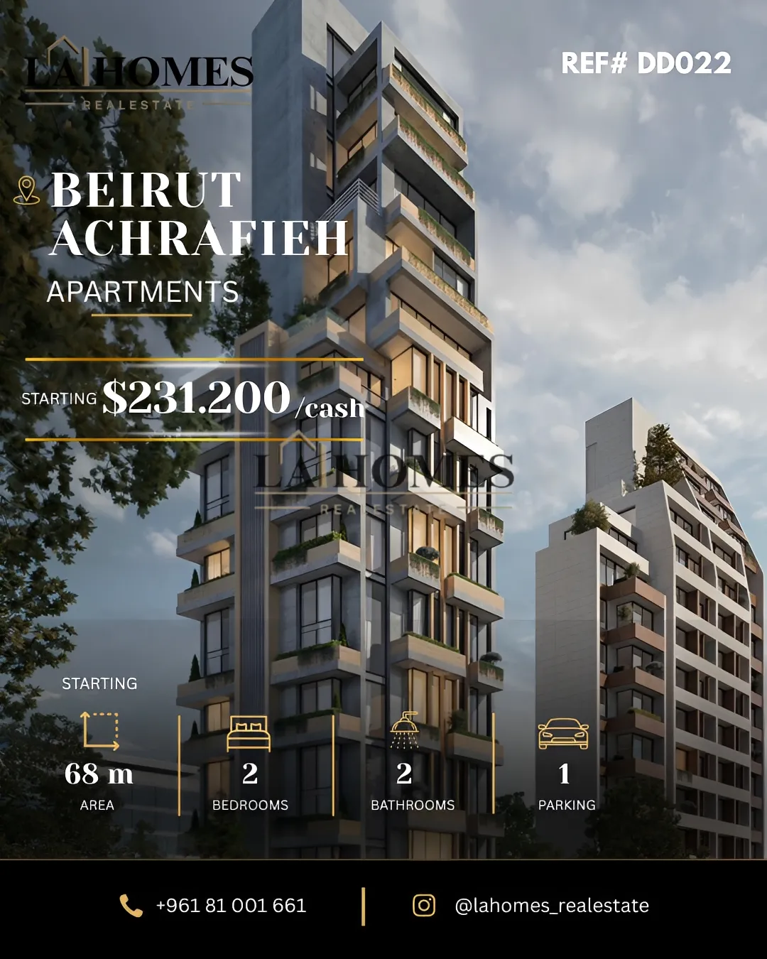Apartment for sale in Achrafieh