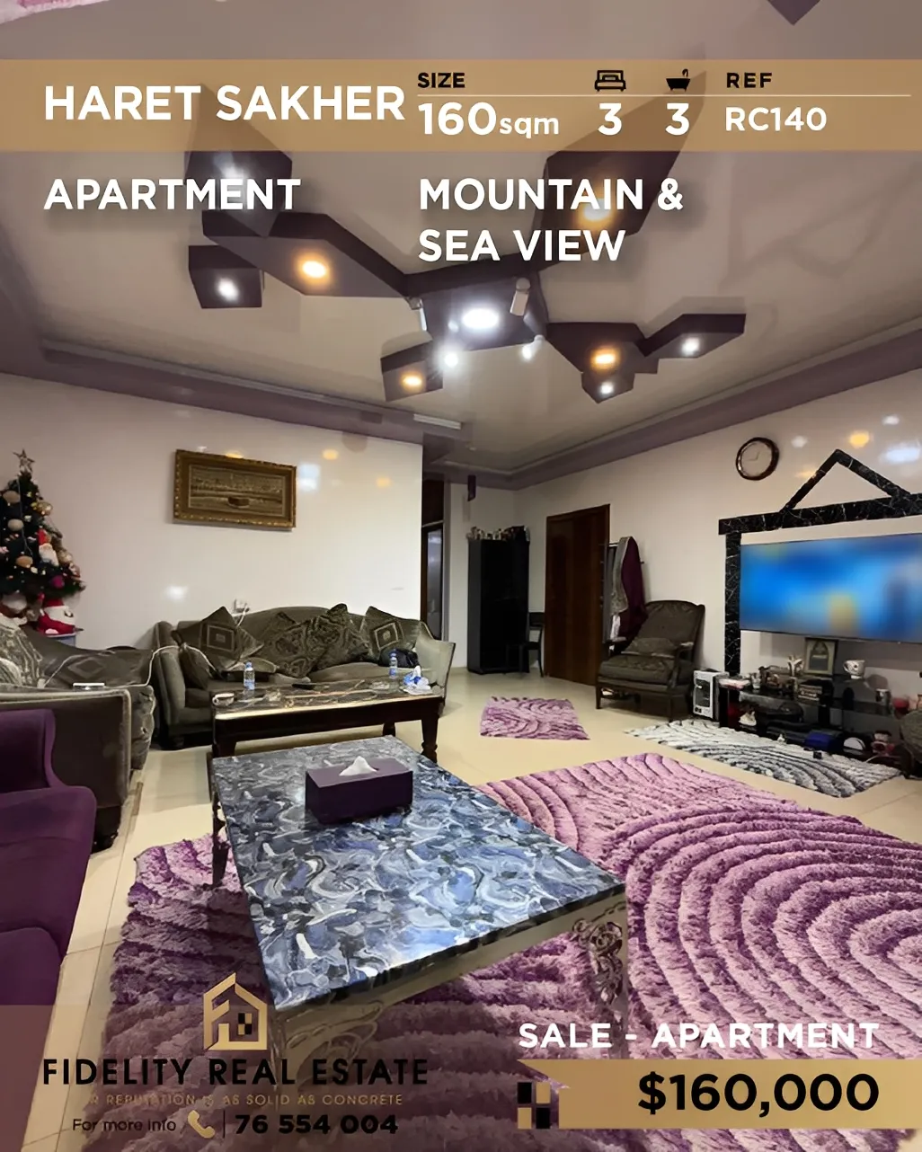 Apartment for Sale in Haret Sakher, Lebanon - 3 bed, 3 bath