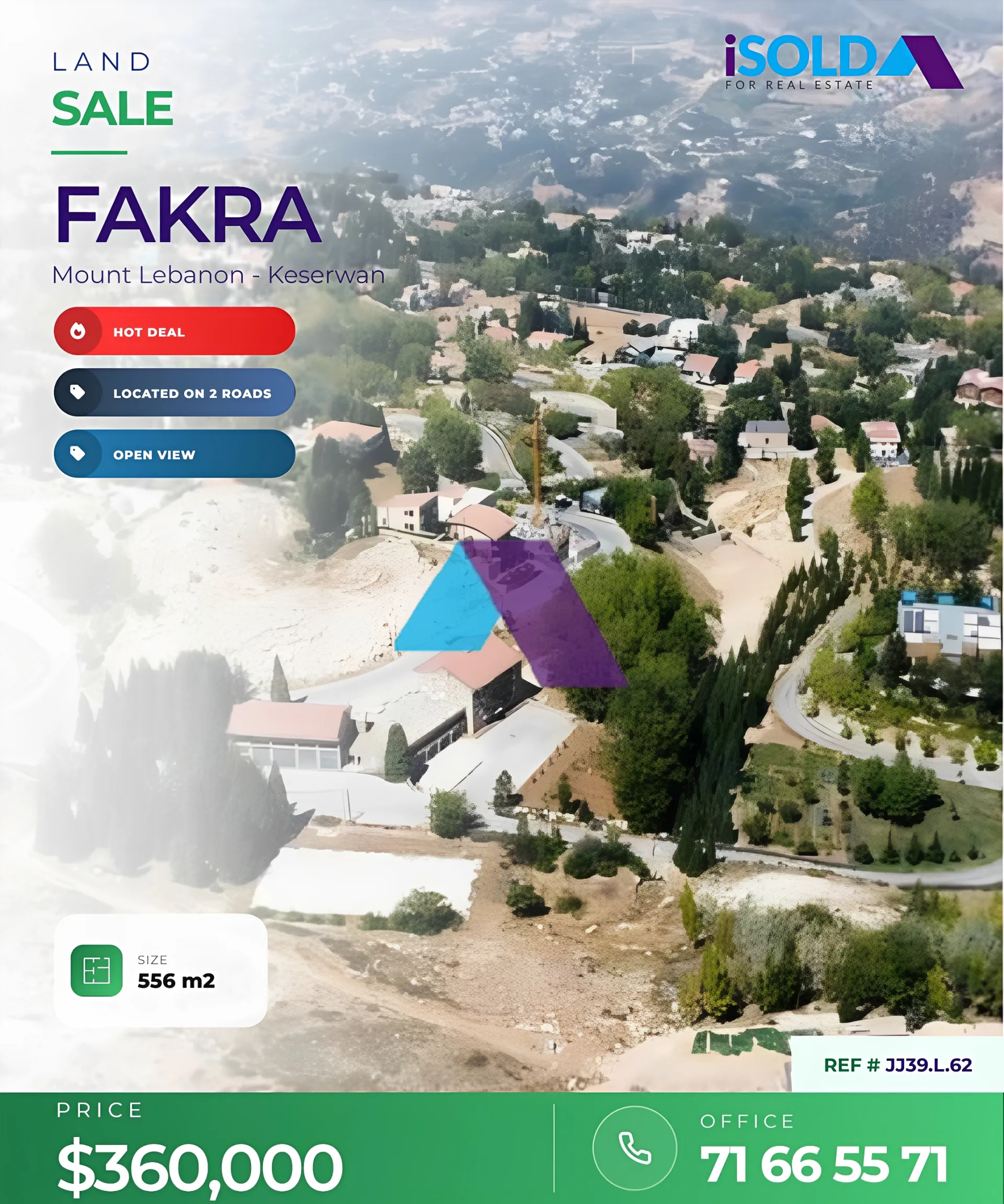 Land for Sale in Faqra