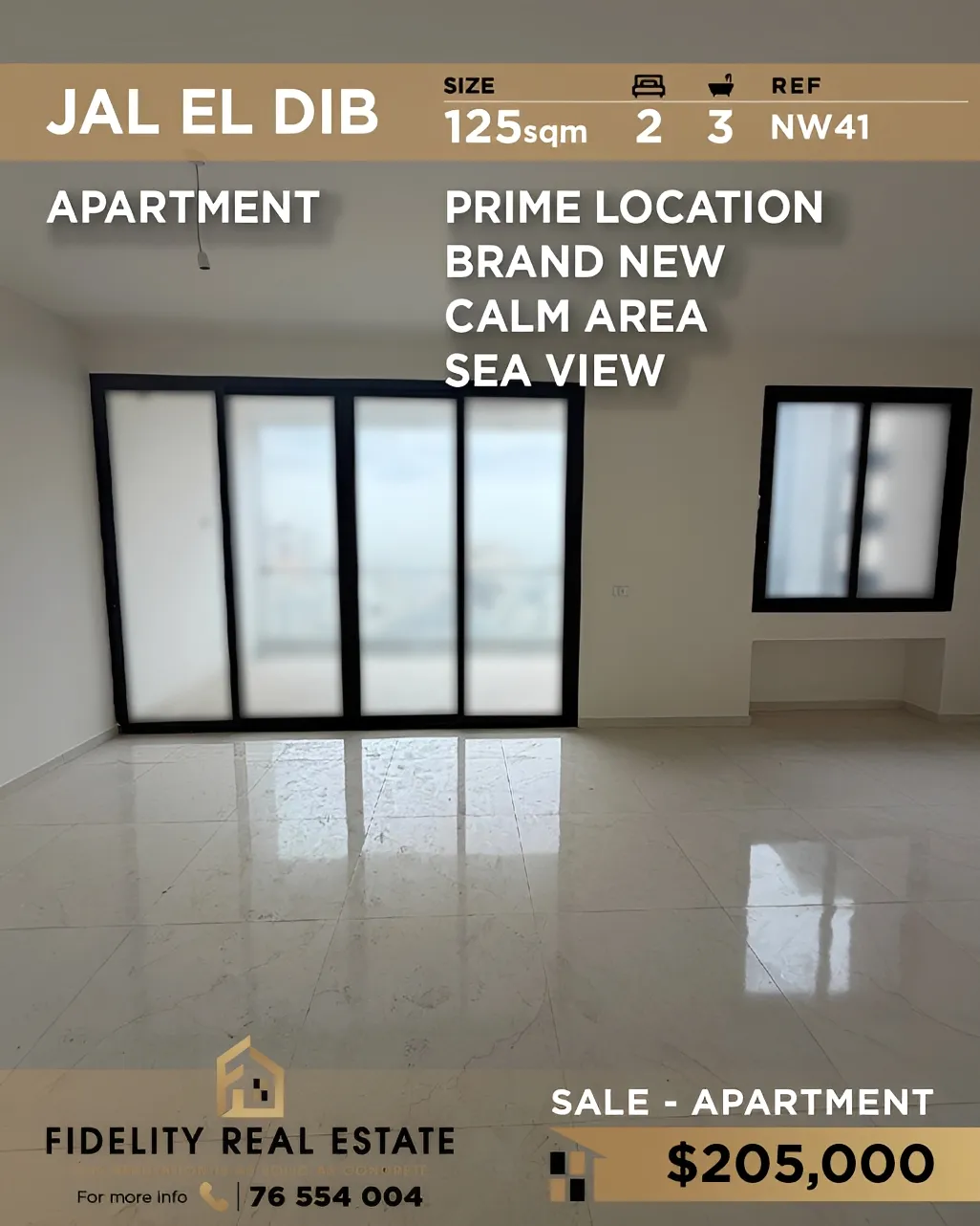 Apartment for sale in Jal El Dib, Lebanon