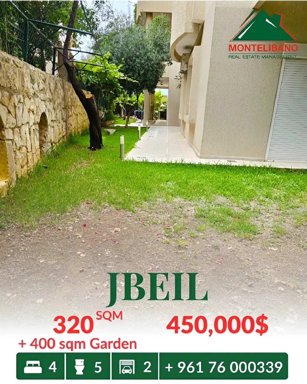 Apartment for sale in Jbeil, Lebanon - 4 bed, 5 bath
