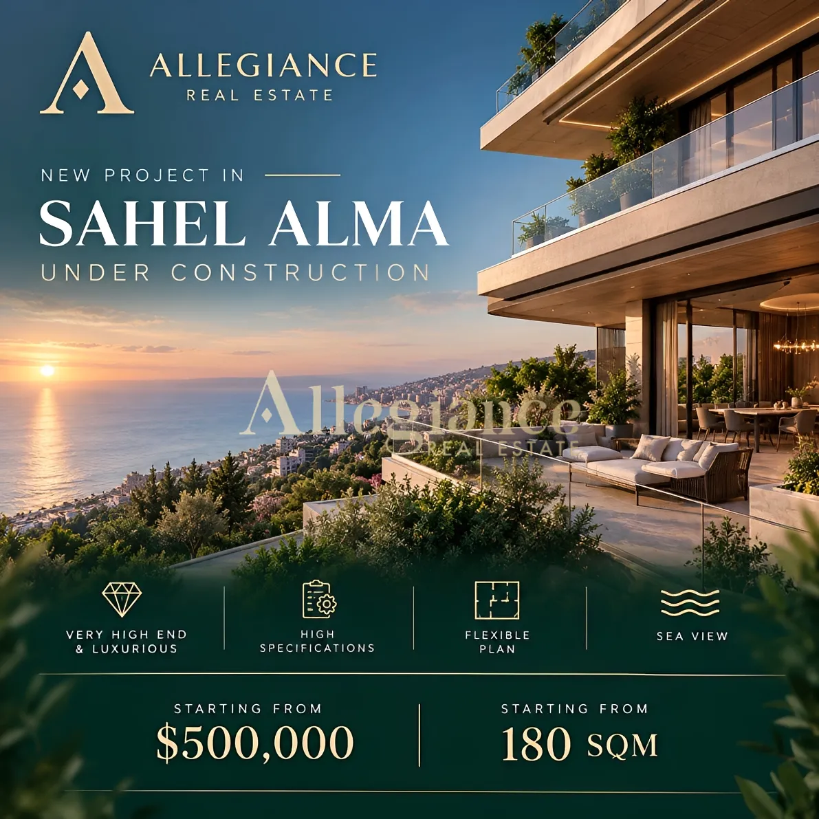 Apartment for sale in Sahel Aalma