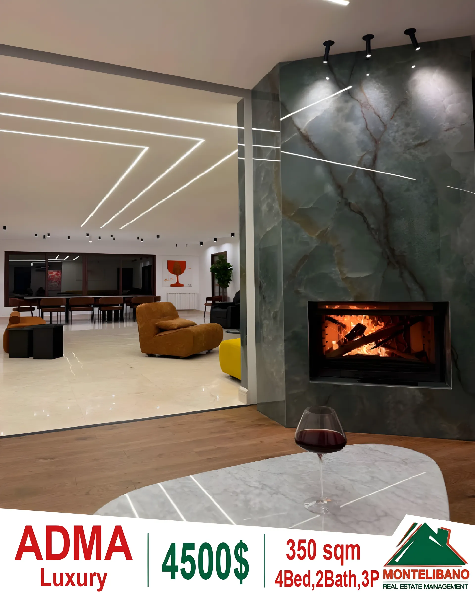 Apartment for rent in Adma w Dafnah, Lebanon
