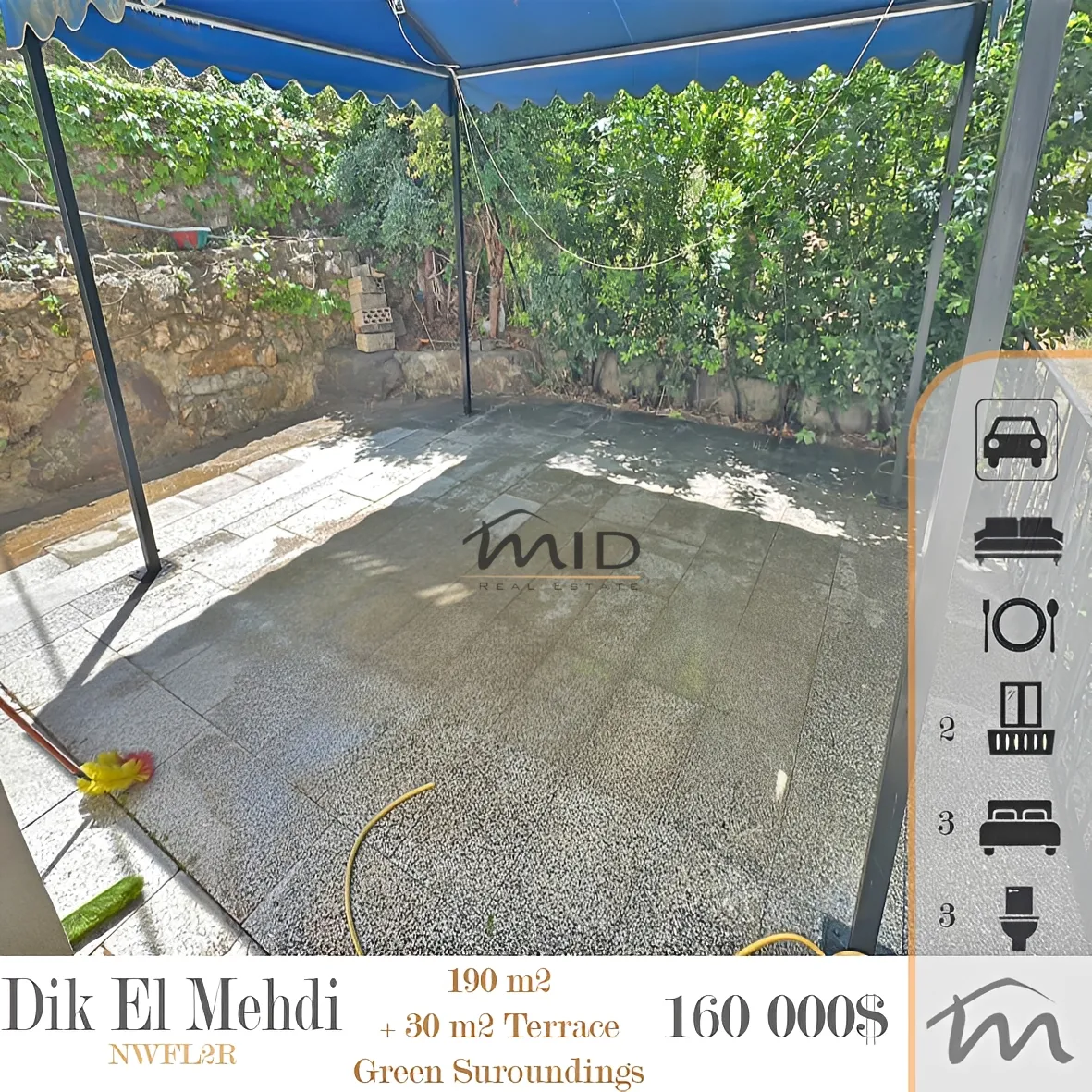 Apartment for sale in Dik el mehdi, lebanon