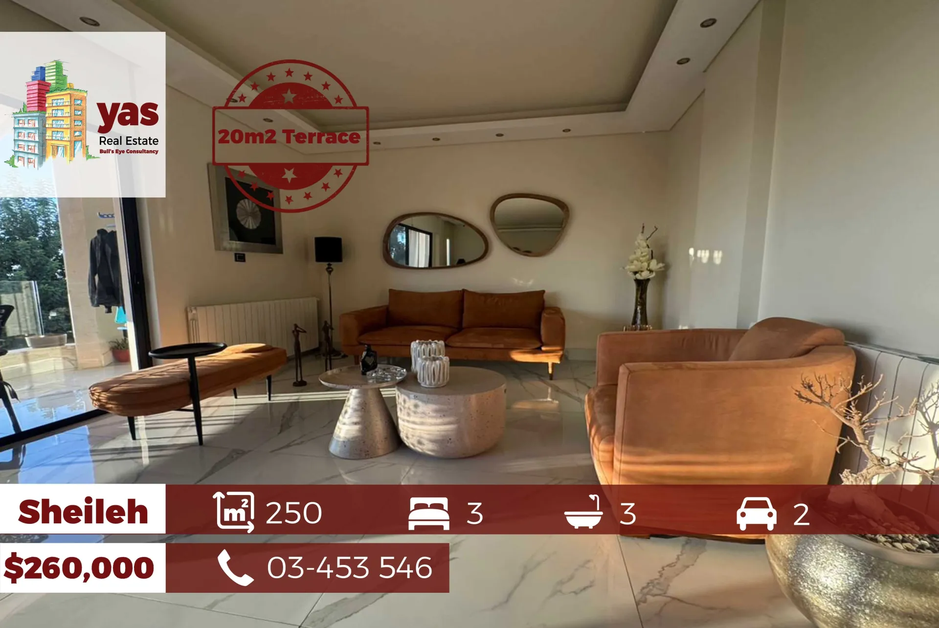 Apartment for Sale in Sehayleh, Lebanon - 3 bed, 3 bath