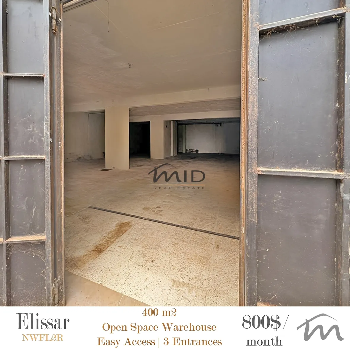 Warehouse for rent in Elissar, lebanon