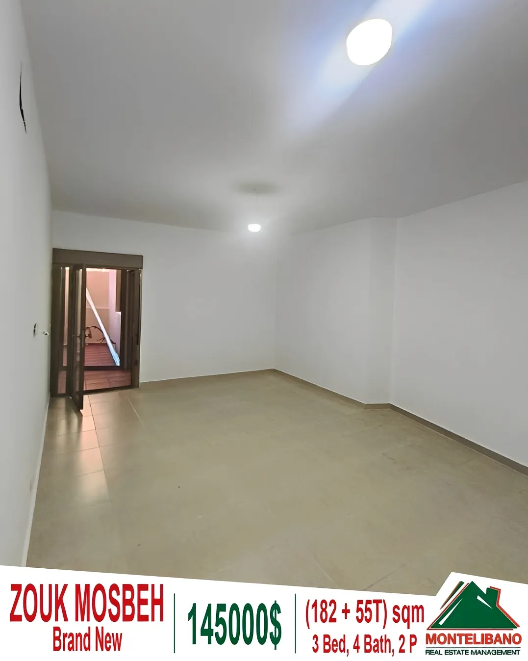 Apartment for Sale in Zouk Mosbeh, Lebanon