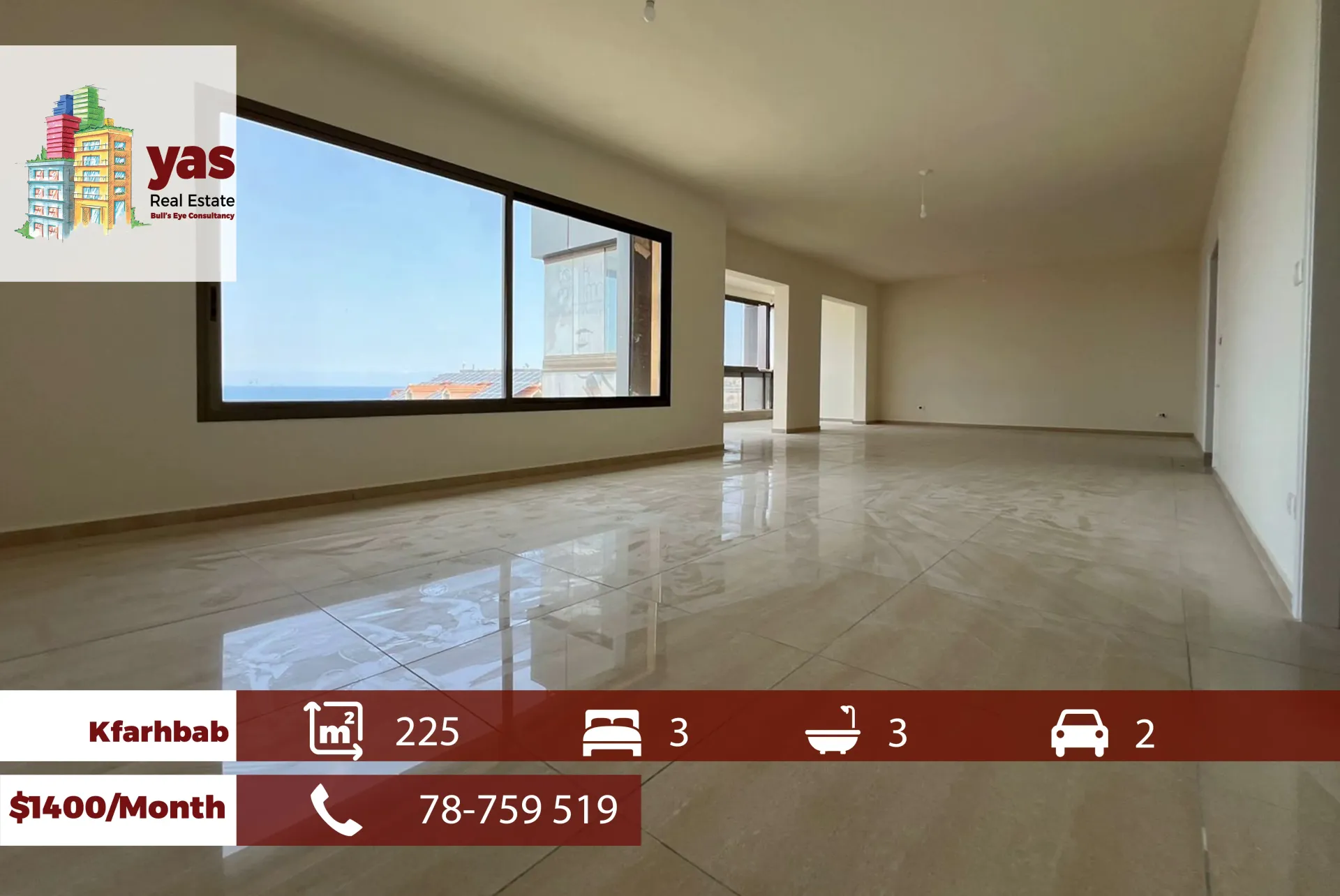 Apartment for Rent in Kfar Hbab