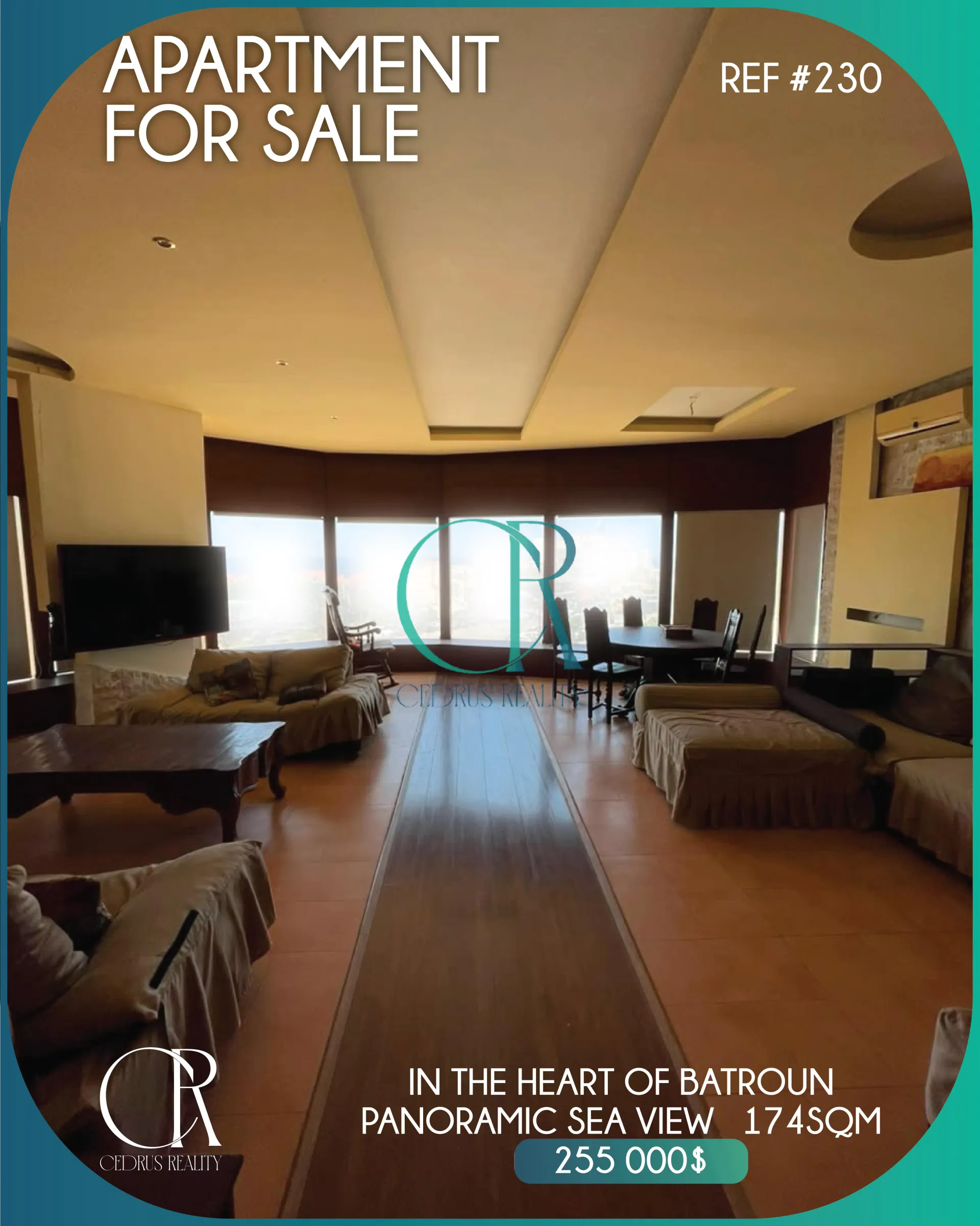 Apartment for sale in Batroun, Lebanon
