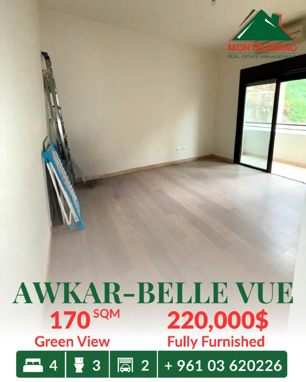 Apartment for sale in Beit Aaoukar, Lebanon