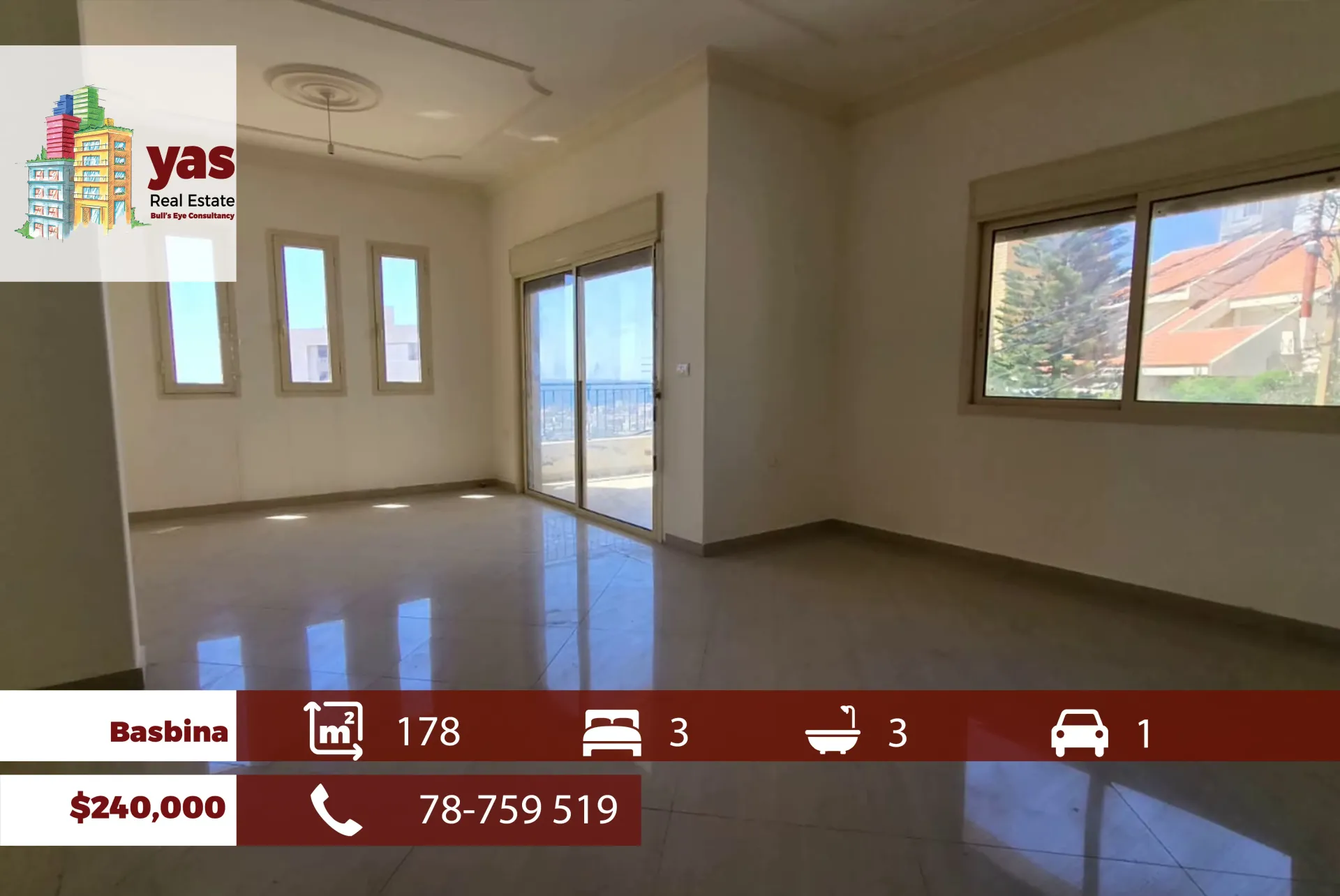 Apartment for Sale in Basbina - 3 bed, 3 bath