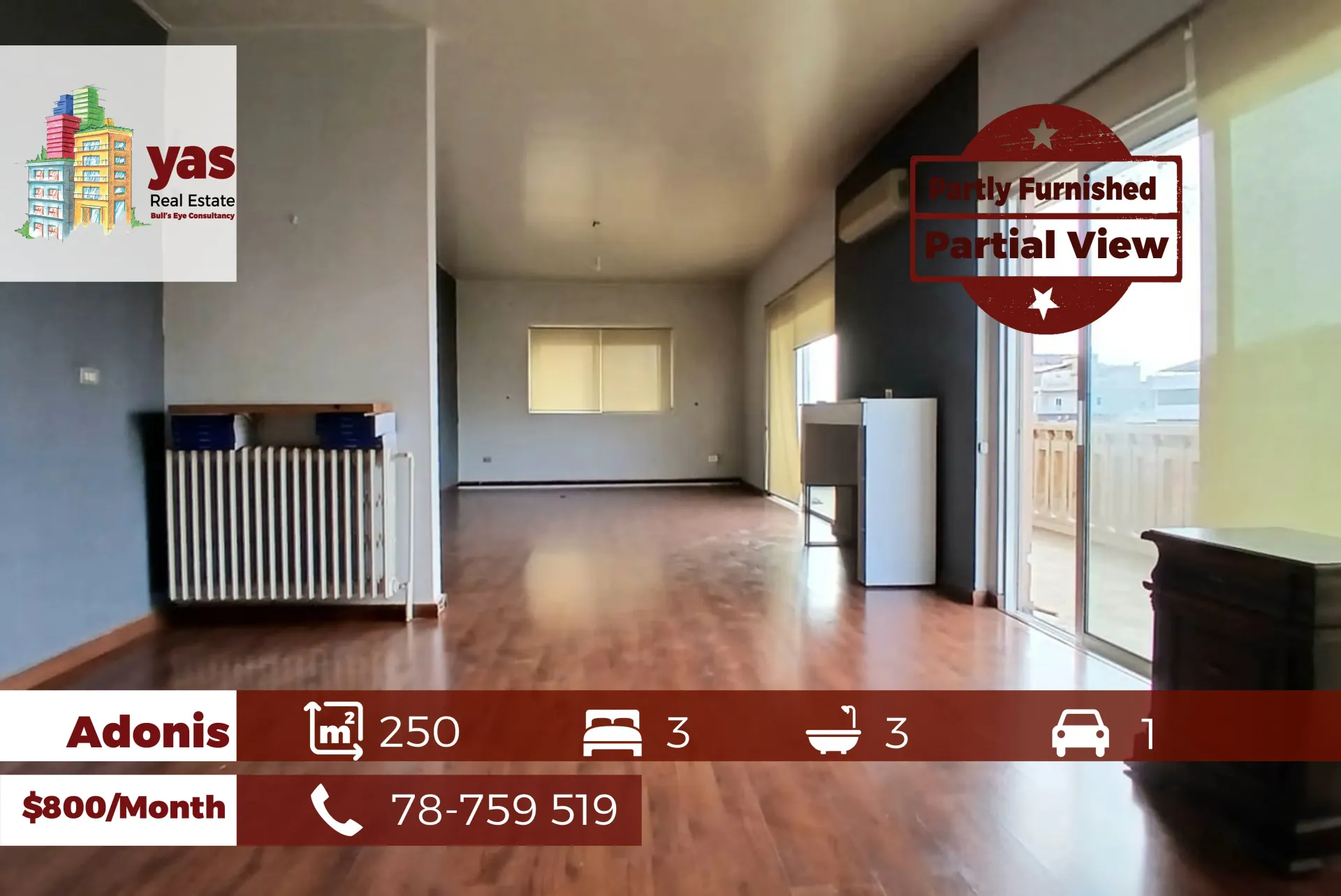 Apartment for Rent in Adonis - 3 bed, 3 bath